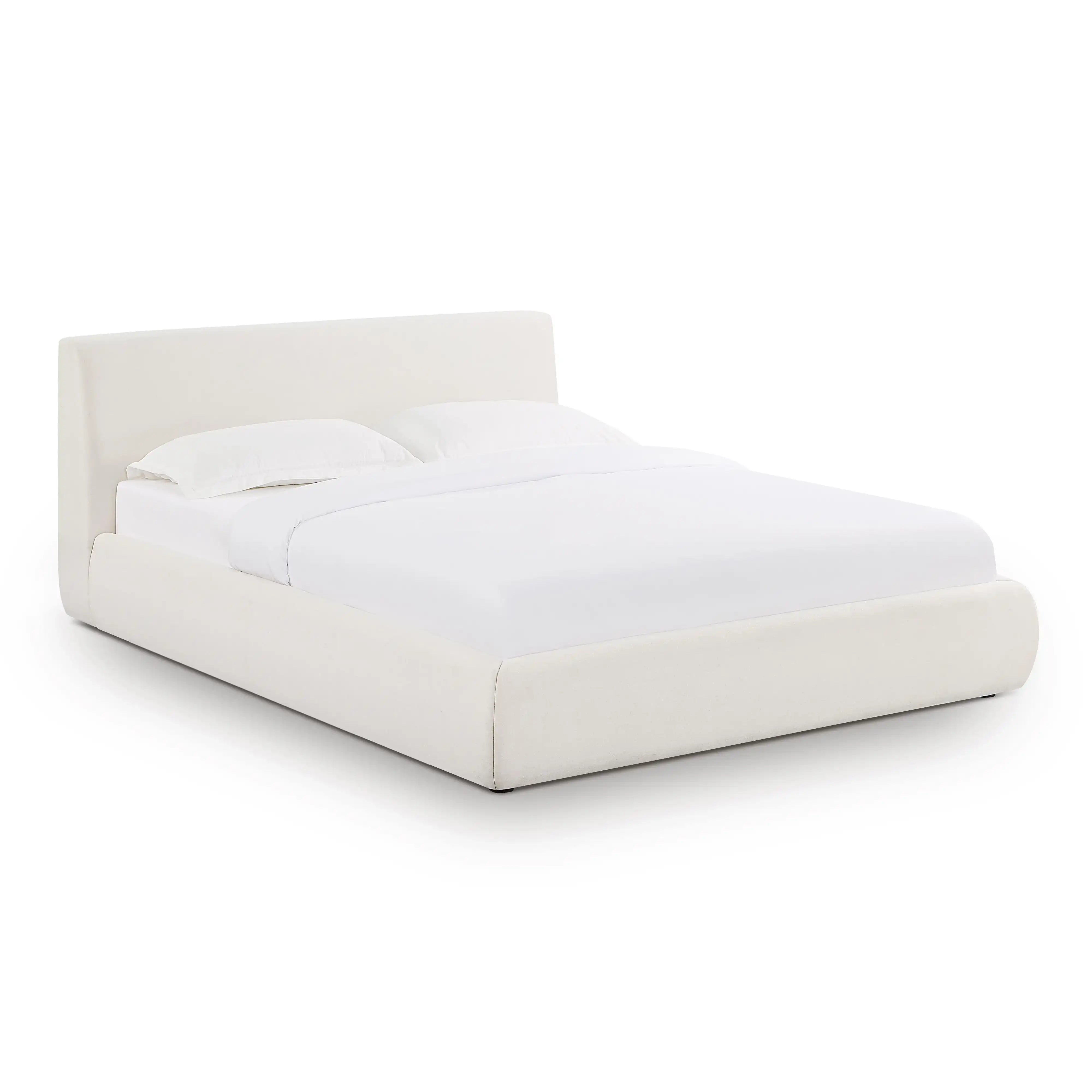 Isla - Upcycled Linen King Bed - Best Buy Furniture