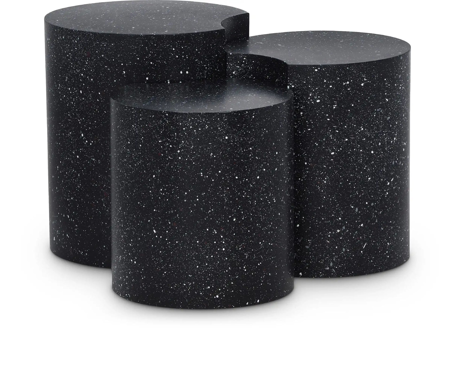 Dimple - 20" 3 Piece Modular End Table - Terazzo Finish - Best Buy Furniture