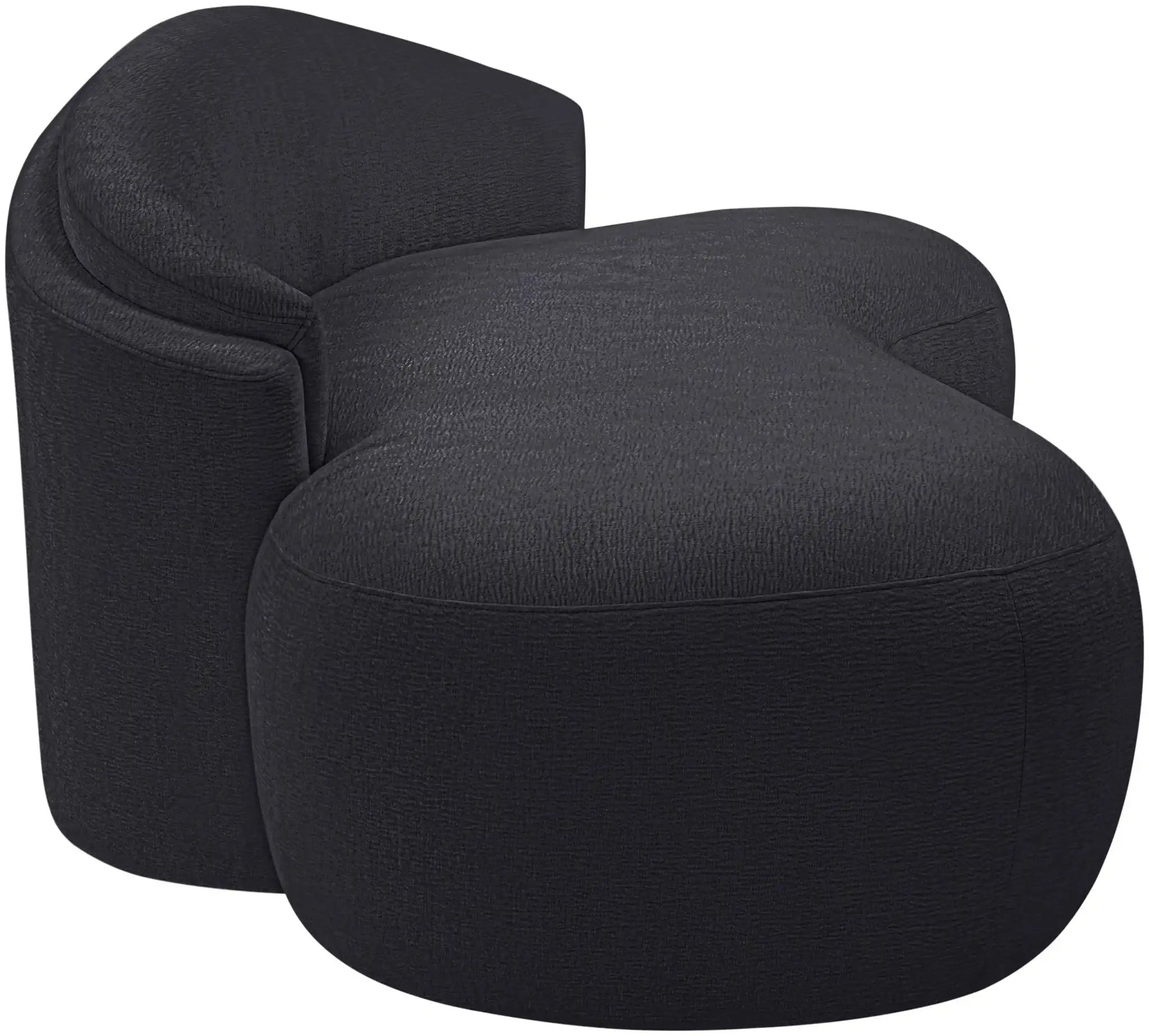 Caspian - Chenille Fabric Upholstered Loveseat
