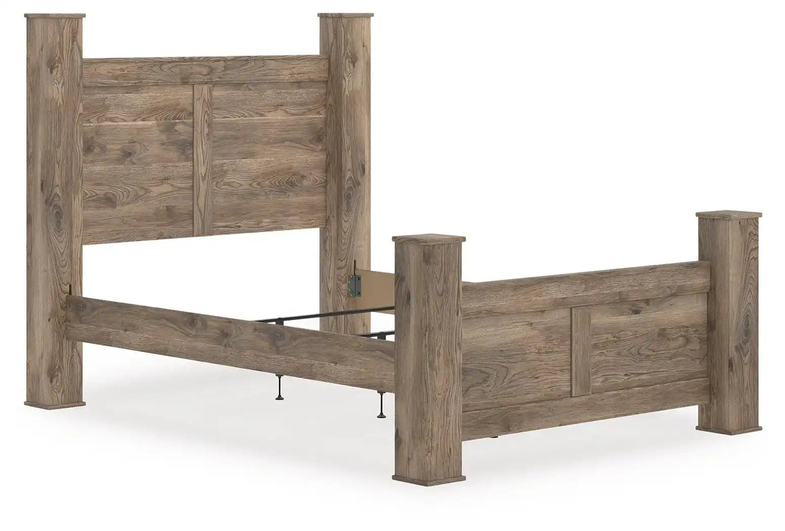 Rusticott - Poster Bed - Best Buy Furniture