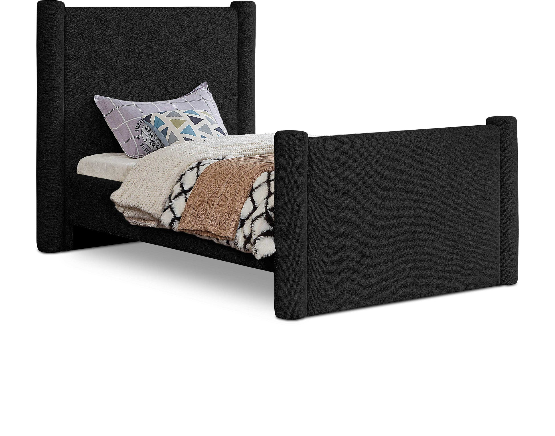 Elias - Boucle Bed - Best Buy Furniture