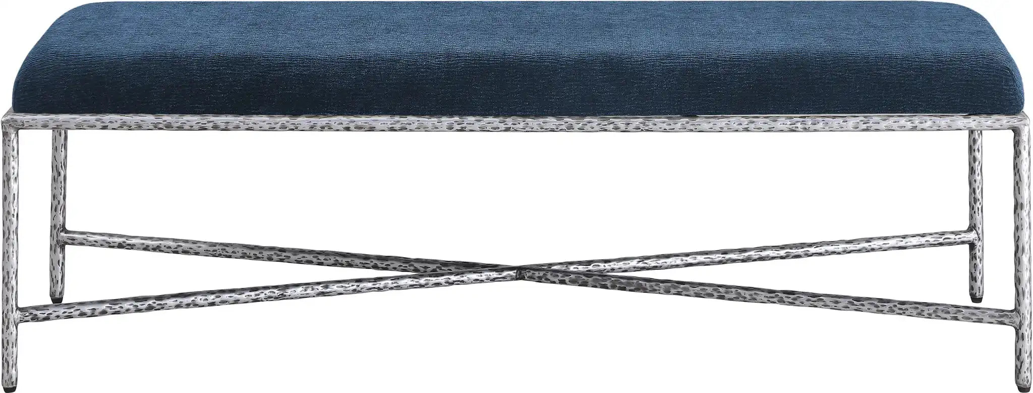 Valley - Bench With Silver Frame