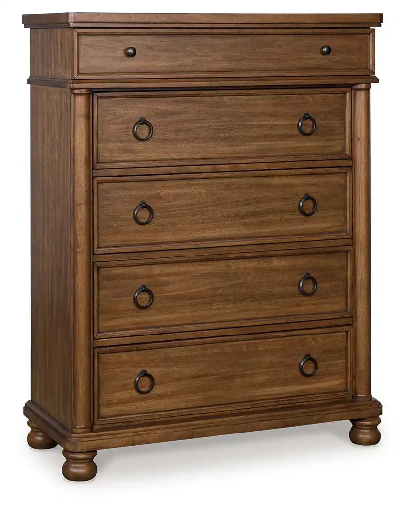 Rowlenstown - Five Drawer Chest - Best Buy Furniture