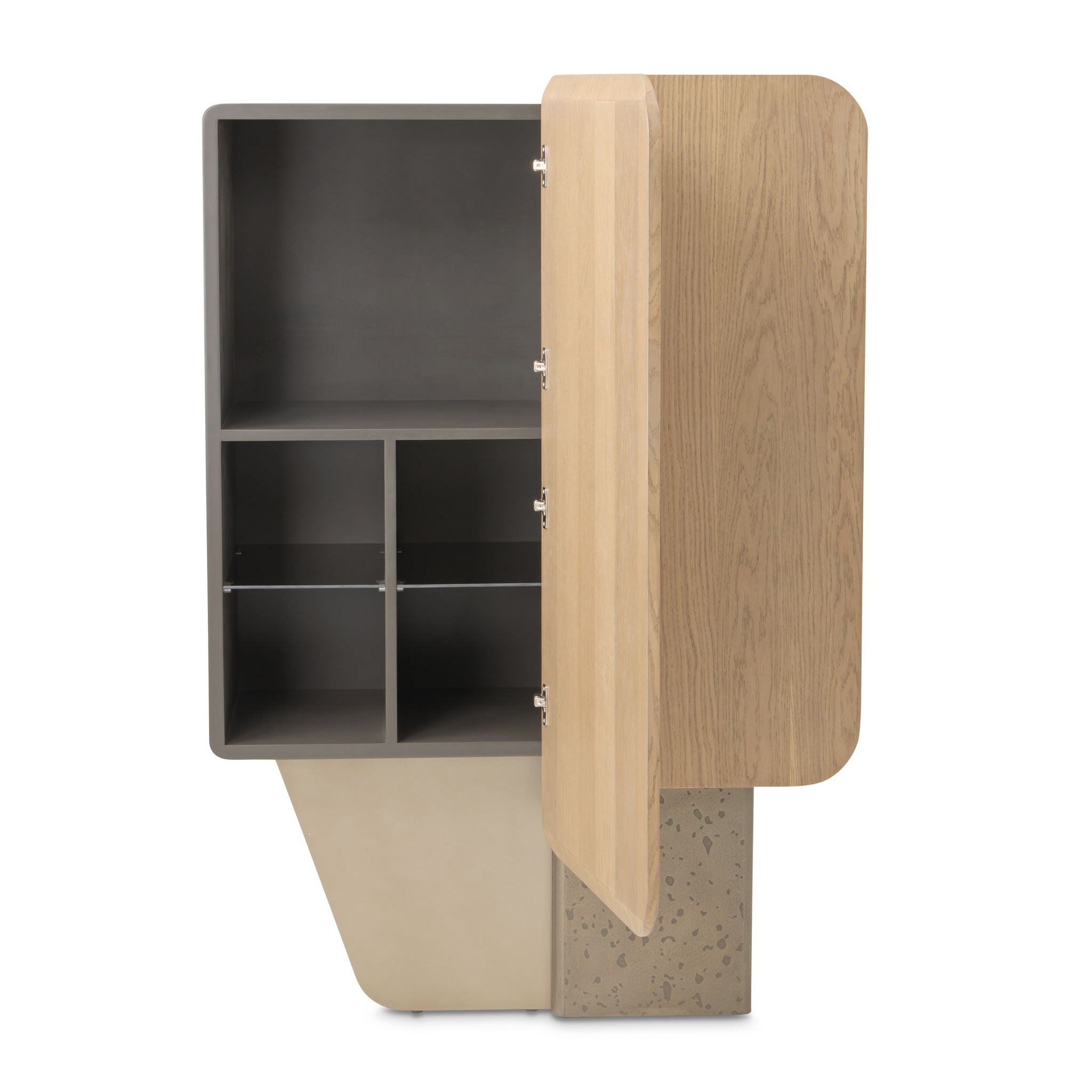 Bristol Point - Bar Cabinet - Saddle Brown