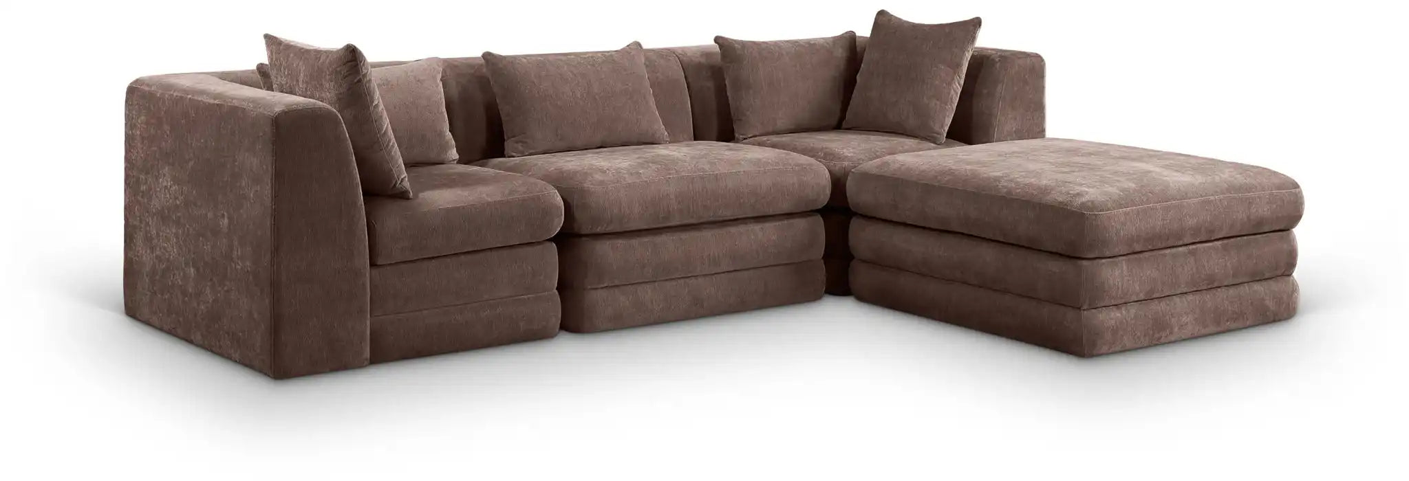 Stellar - 4 Piece Upholstered Modular Sectional - Best Buy Furniture
