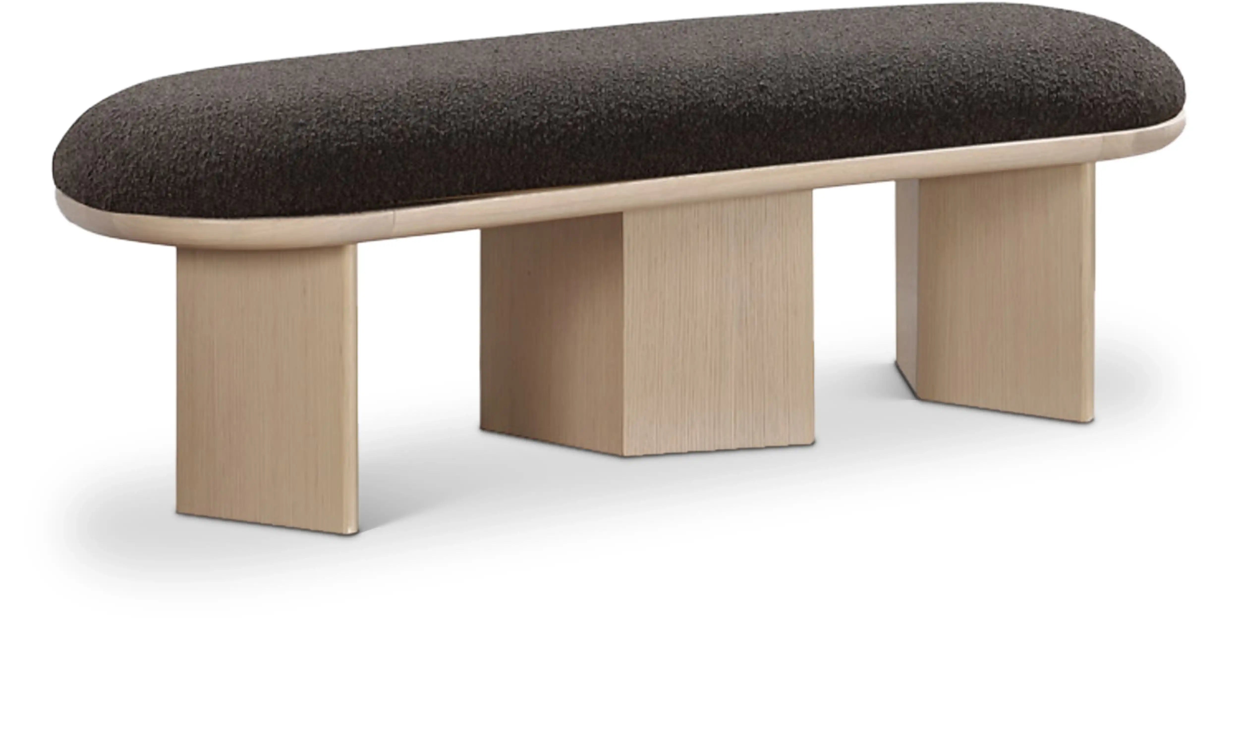 Wilshire - Bench With Natural Base - Best Buy Furniture