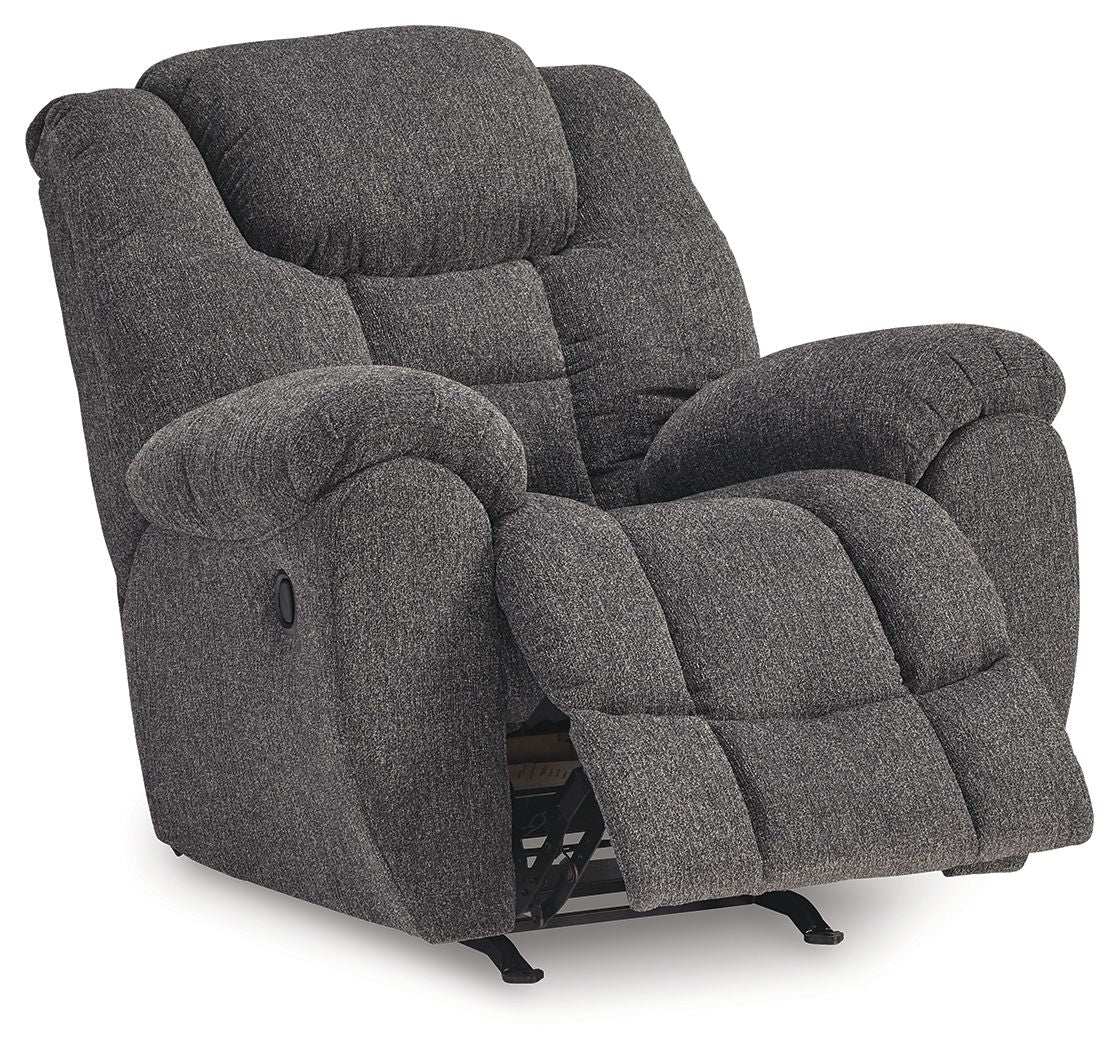 Foreside - Rocker Recliner - Charcoal - Best Buy Furniture