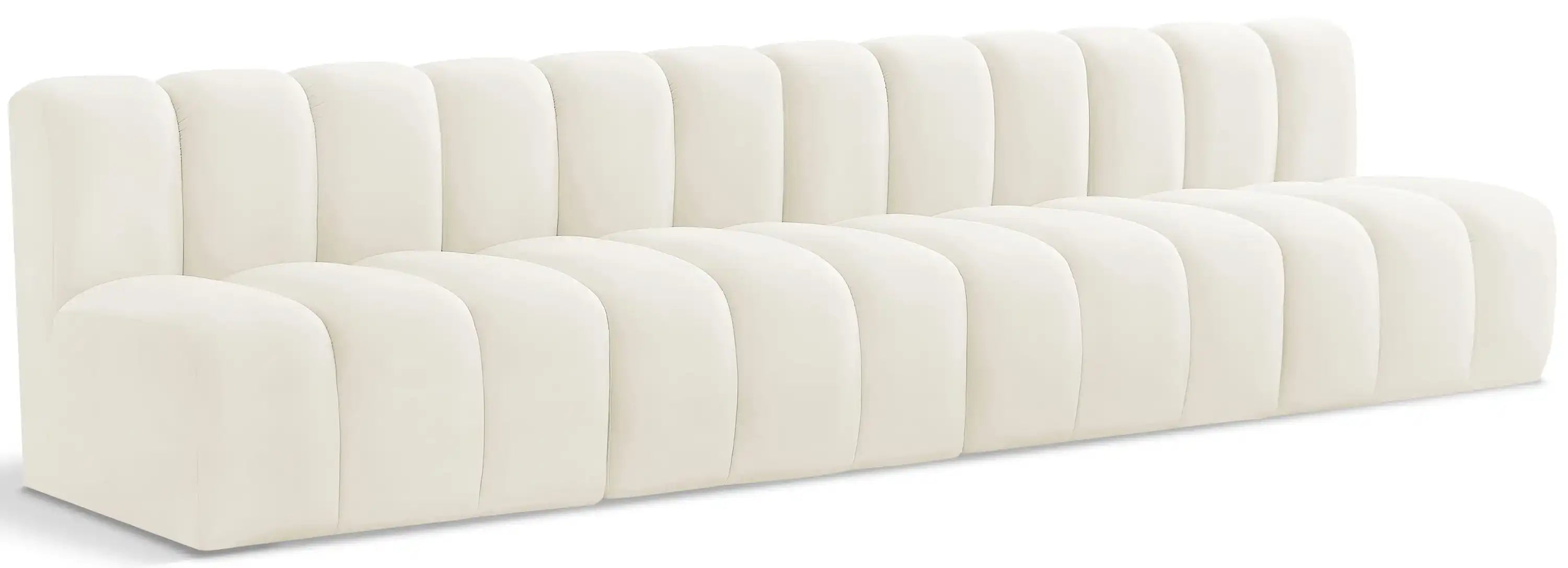 Arc - Velvet 4 Seats Modular Sofa - Best Buy Furniture