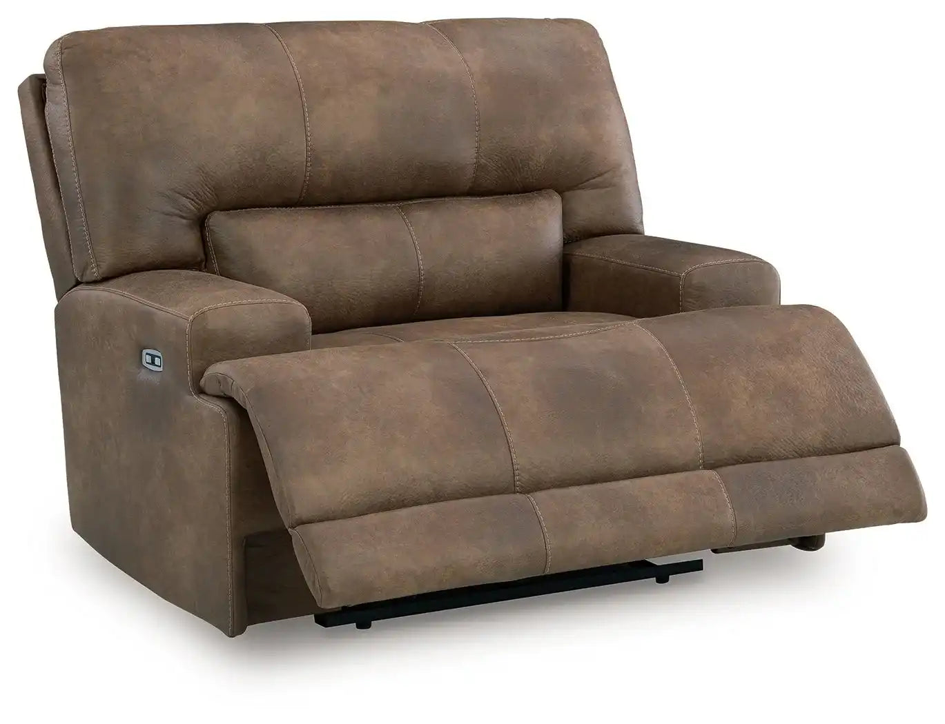 Beckley Place - Power Recliner With Adjustable Headrest - Earth - Best Buy Furniture