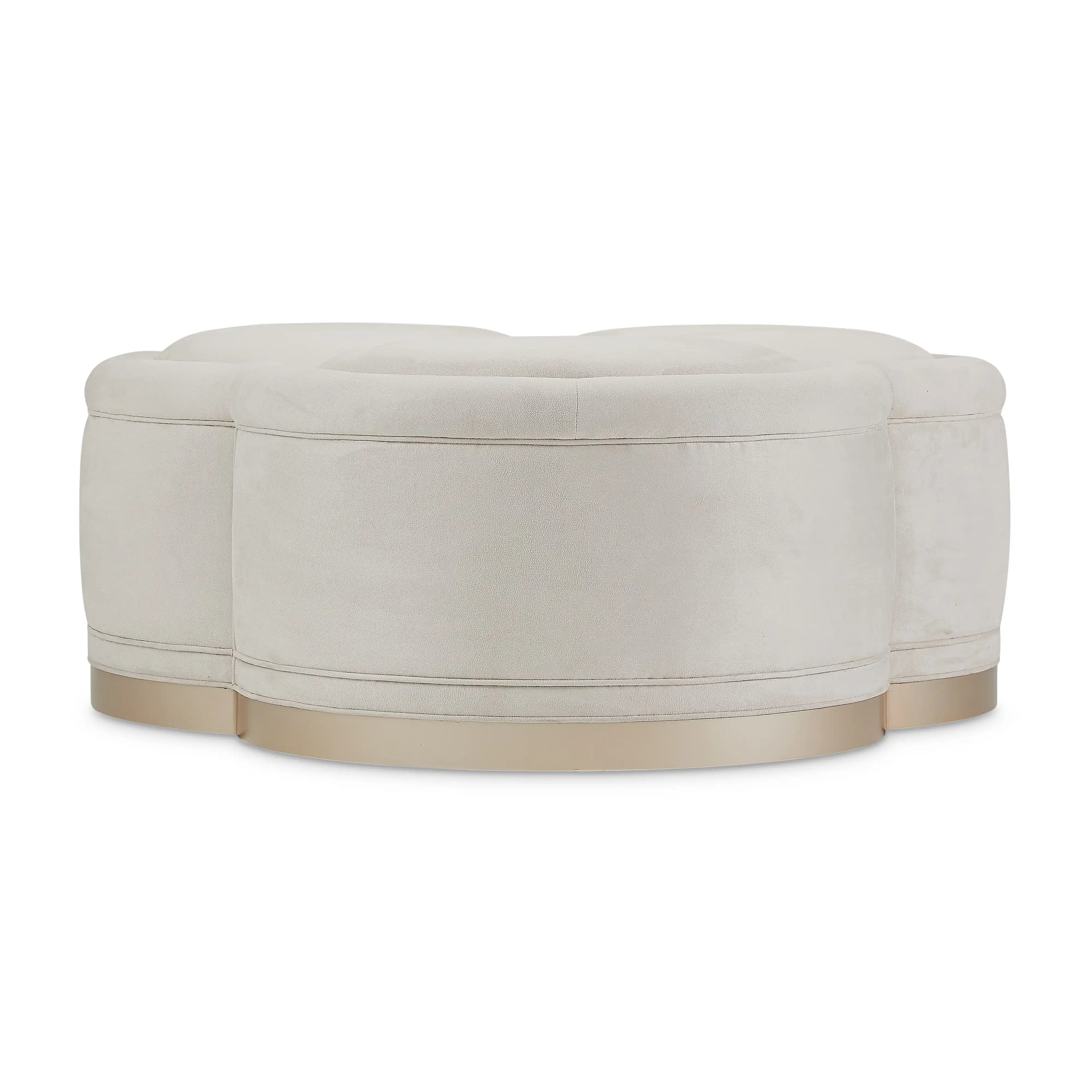 Malibu Crest - Cocktail Ottoman - Chardonnay - Best Buy Furniture