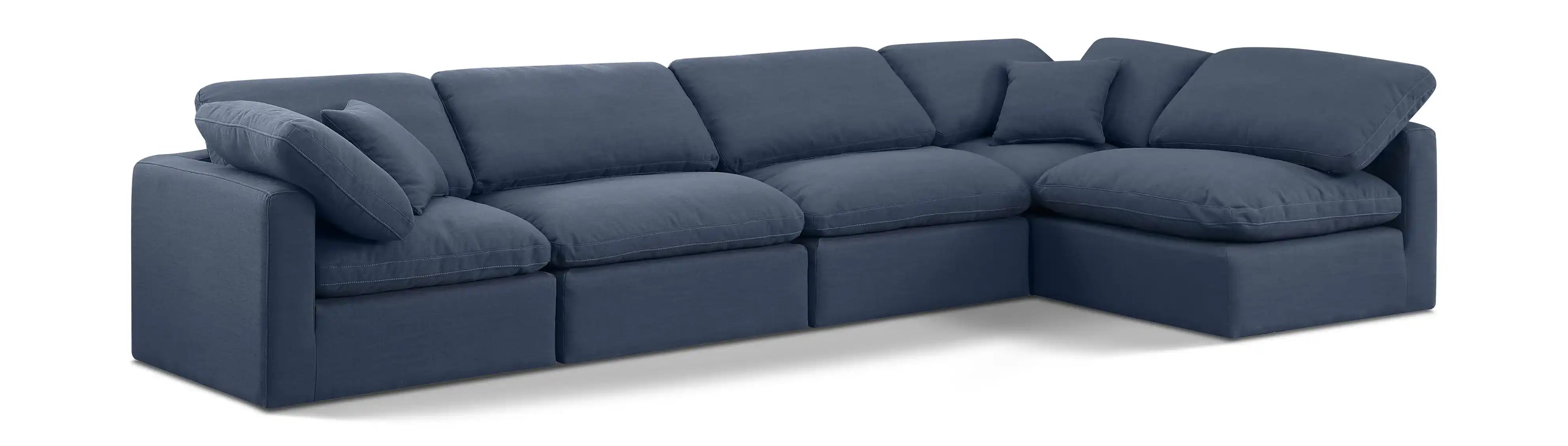Indulge - Linen 5 Piece Modular Sectional - Best Buy Furniture
