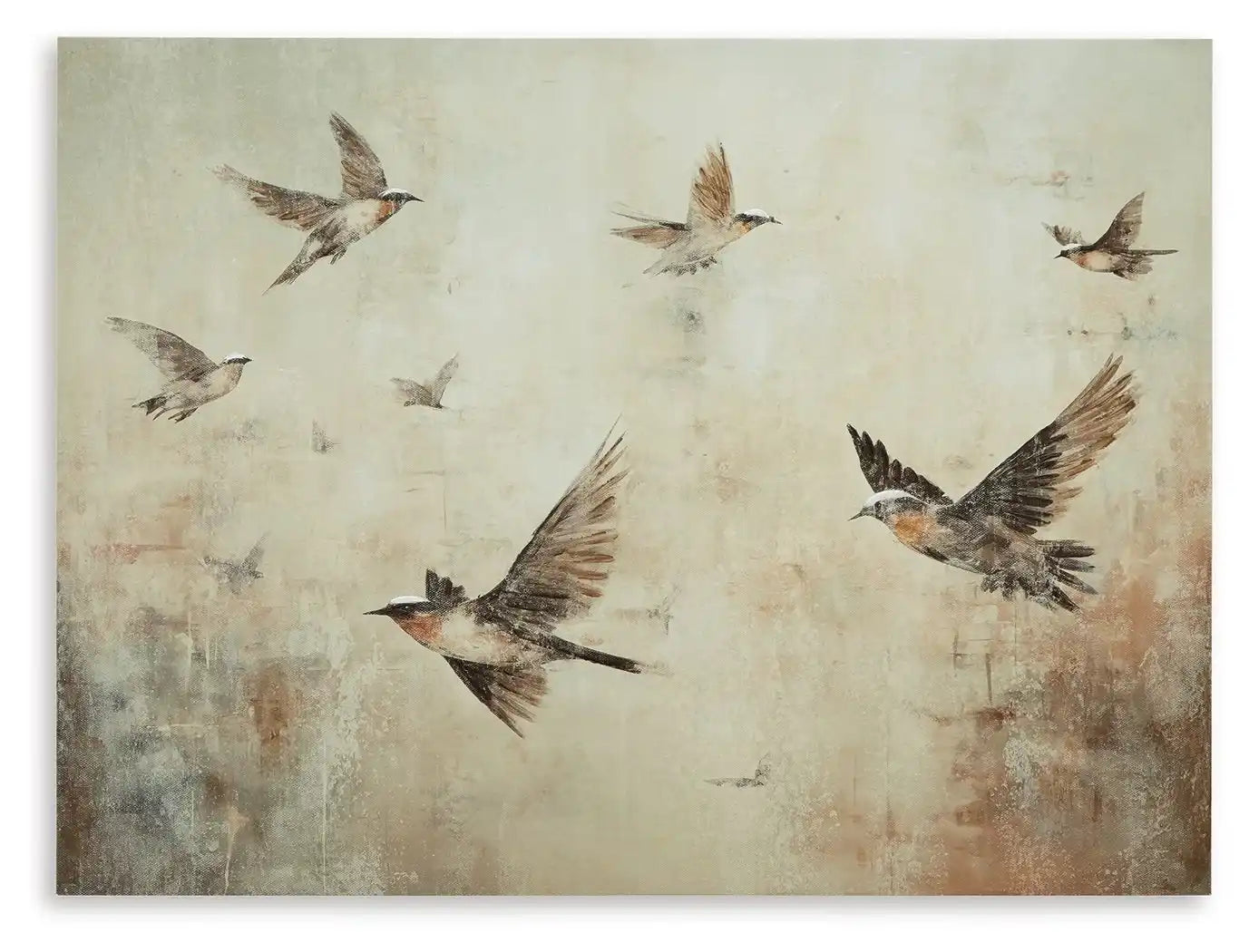 Collmund - Wall Art - Gray / Brown - Best Buy Furniture