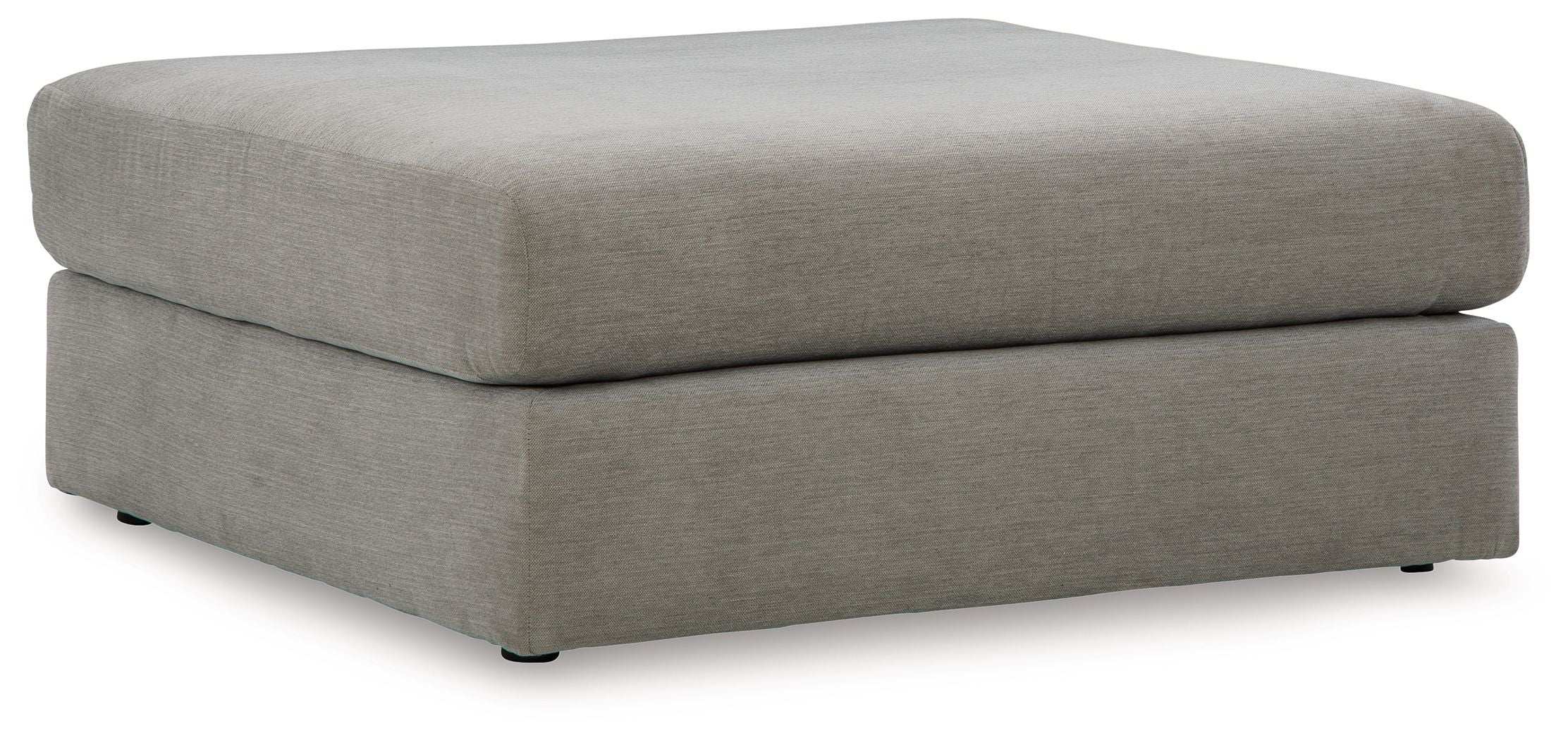 Avaliyah - Oversized Accent Ottoman - Ash - Best Buy Furniture