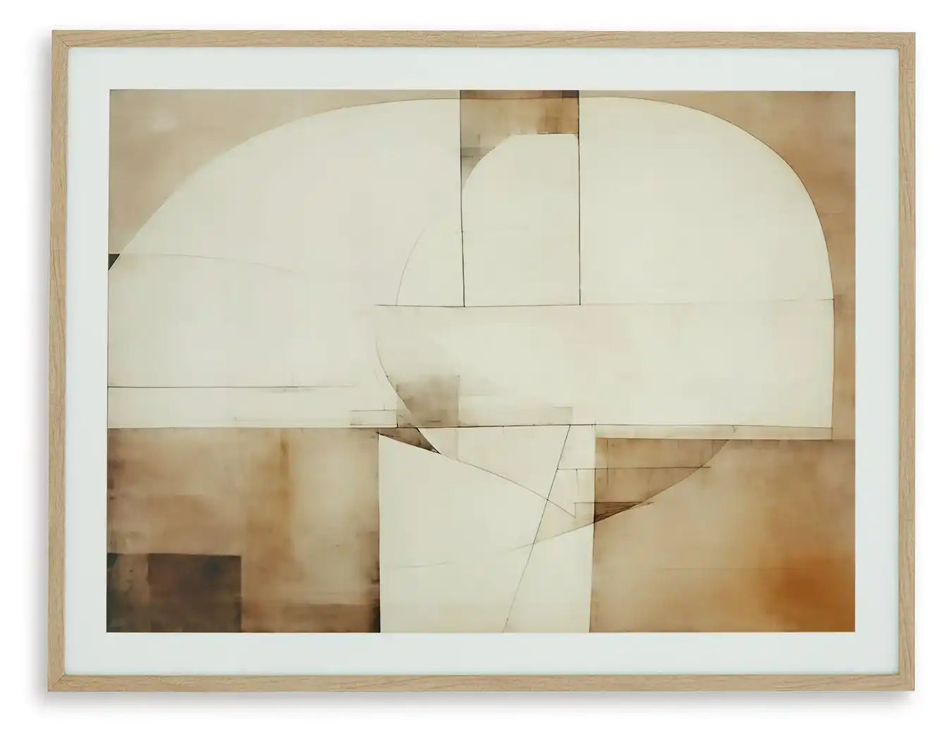 Corlain - Wall Art - Brown / Tan / White - Best Buy Furniture
