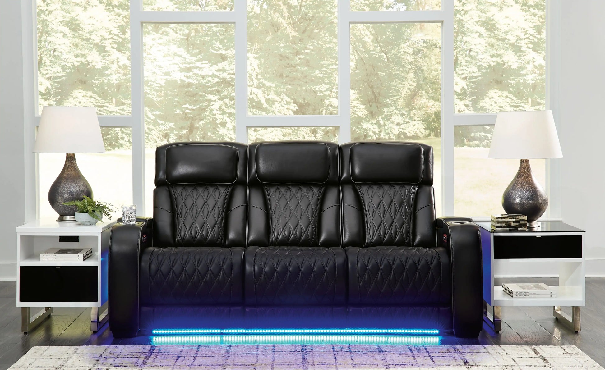 Boyington - Power Reclining Sofa With Adj Headrest - Best Buy Furniture