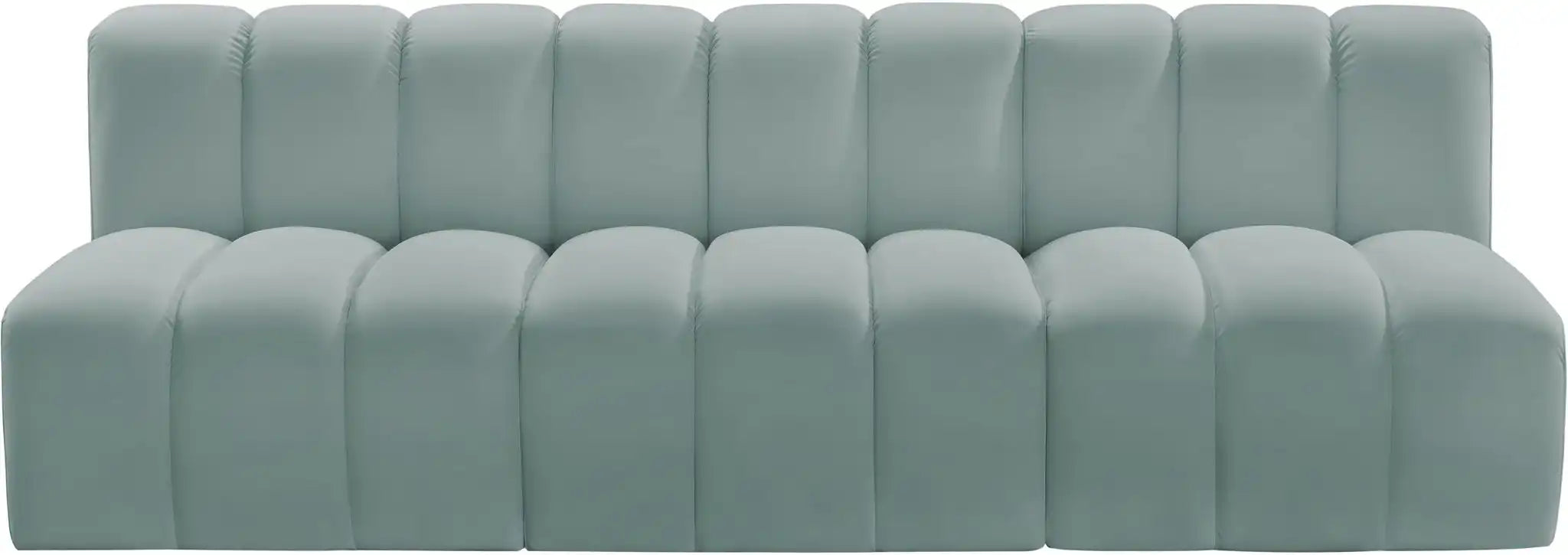 Arc - Faux Leather 3 Seats Modular Sofa