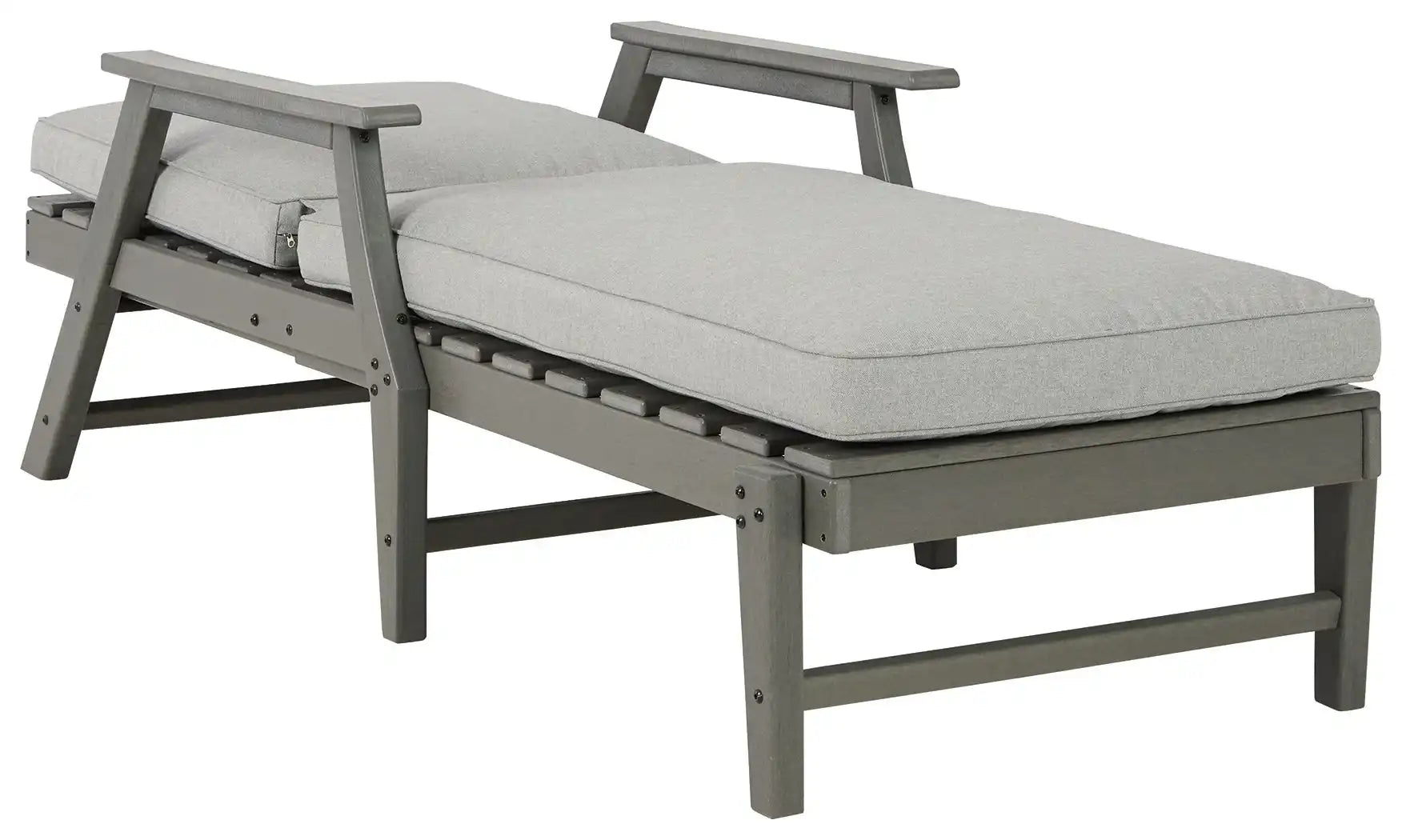 Visola - Chaise Lounge with Cushion - Gray - Best Buy Furniture