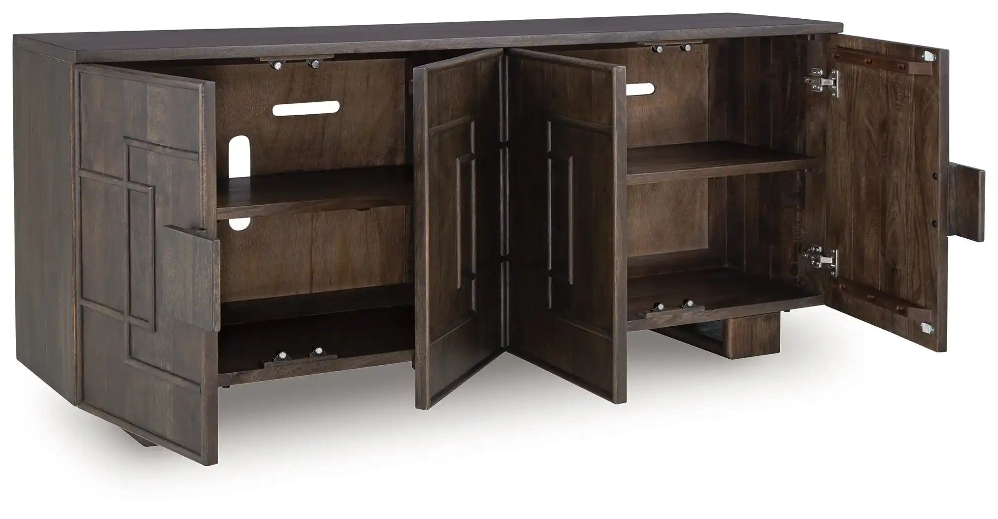 Cato - Accent Cabinet - Dark Brown - Best Buy Furniture