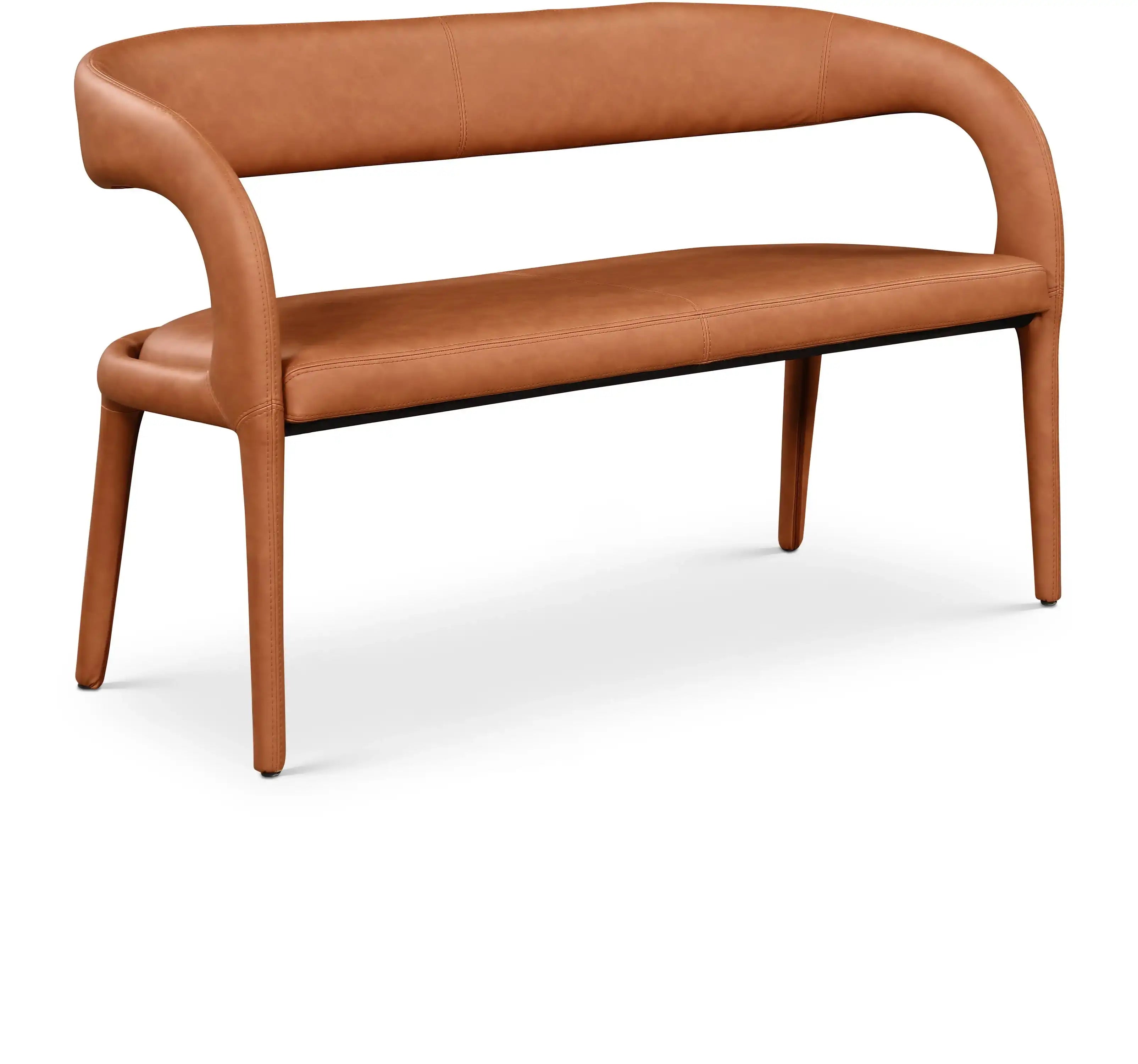Sylvester - Bench - Cognac - Best Buy Furniture