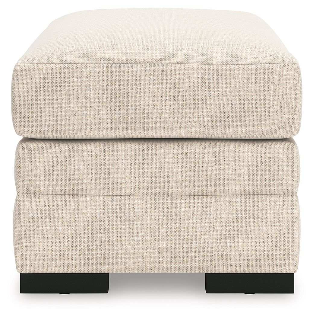 Lango - Ottoman - Jute - Best Buy Furniture