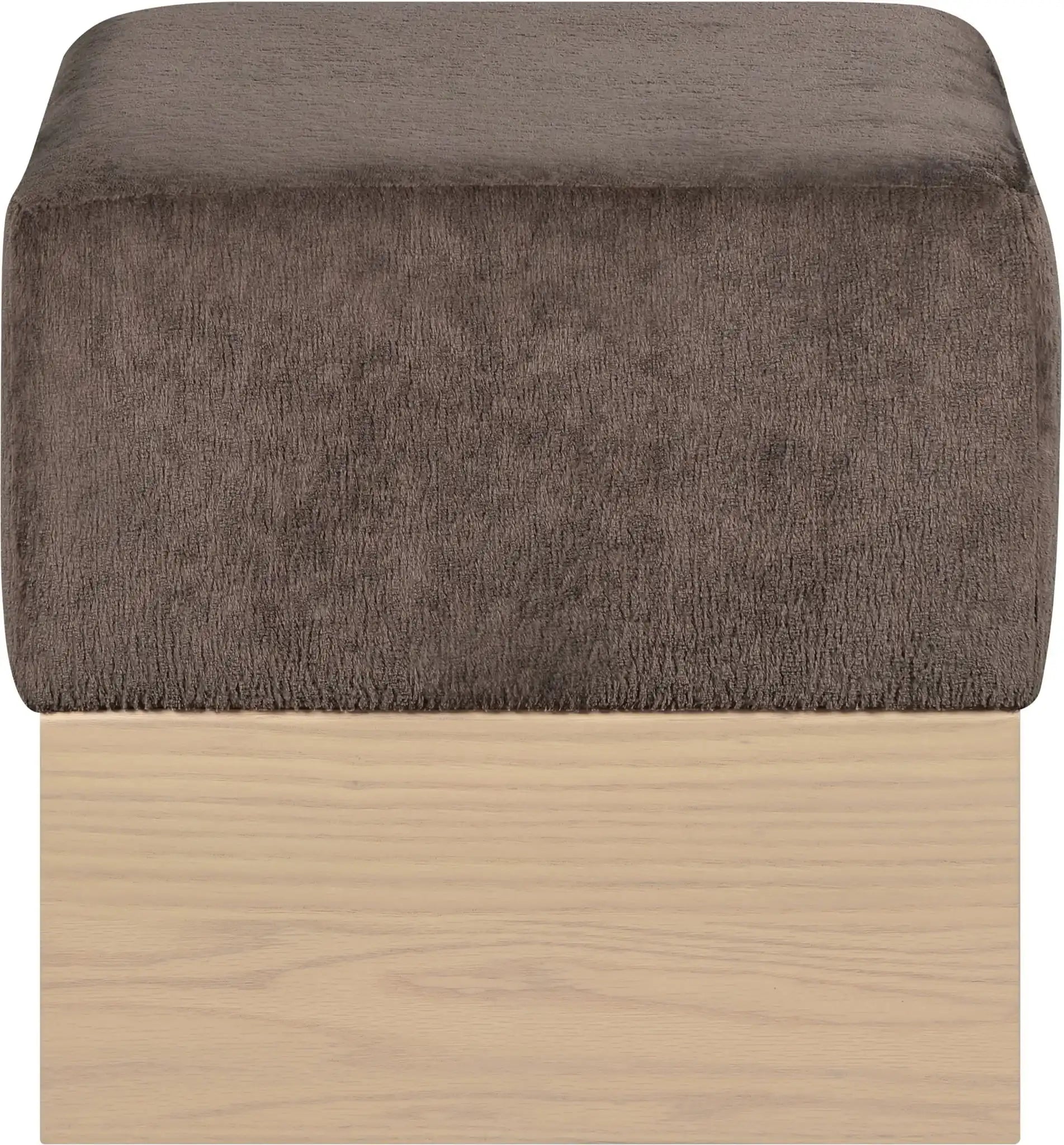 Havre - Ottoman / Stool With Natural Base