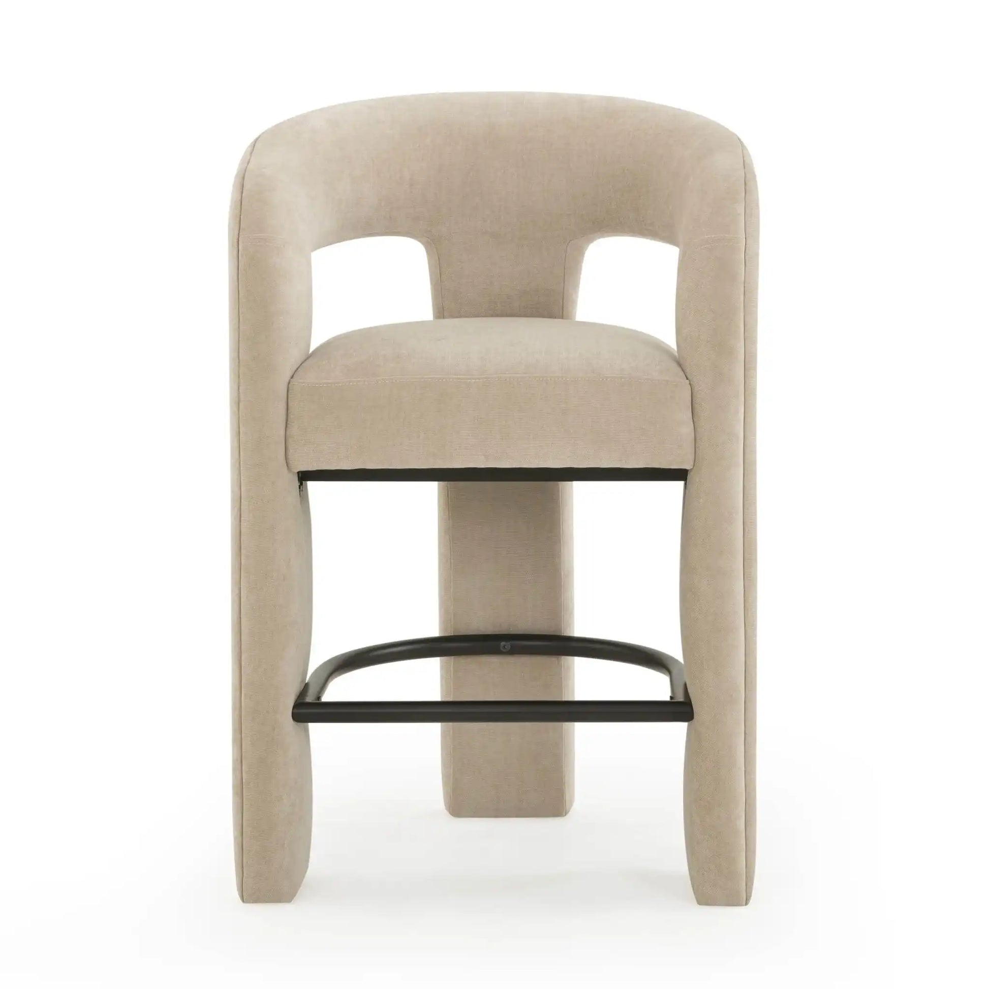 Malone - Performance Chenille Counter Stool - Best Buy Furniture