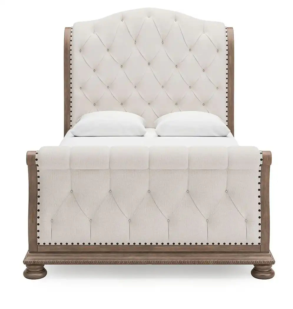 Ardenfield - Upholstered Sleigh Bed - Best Buy Furniture