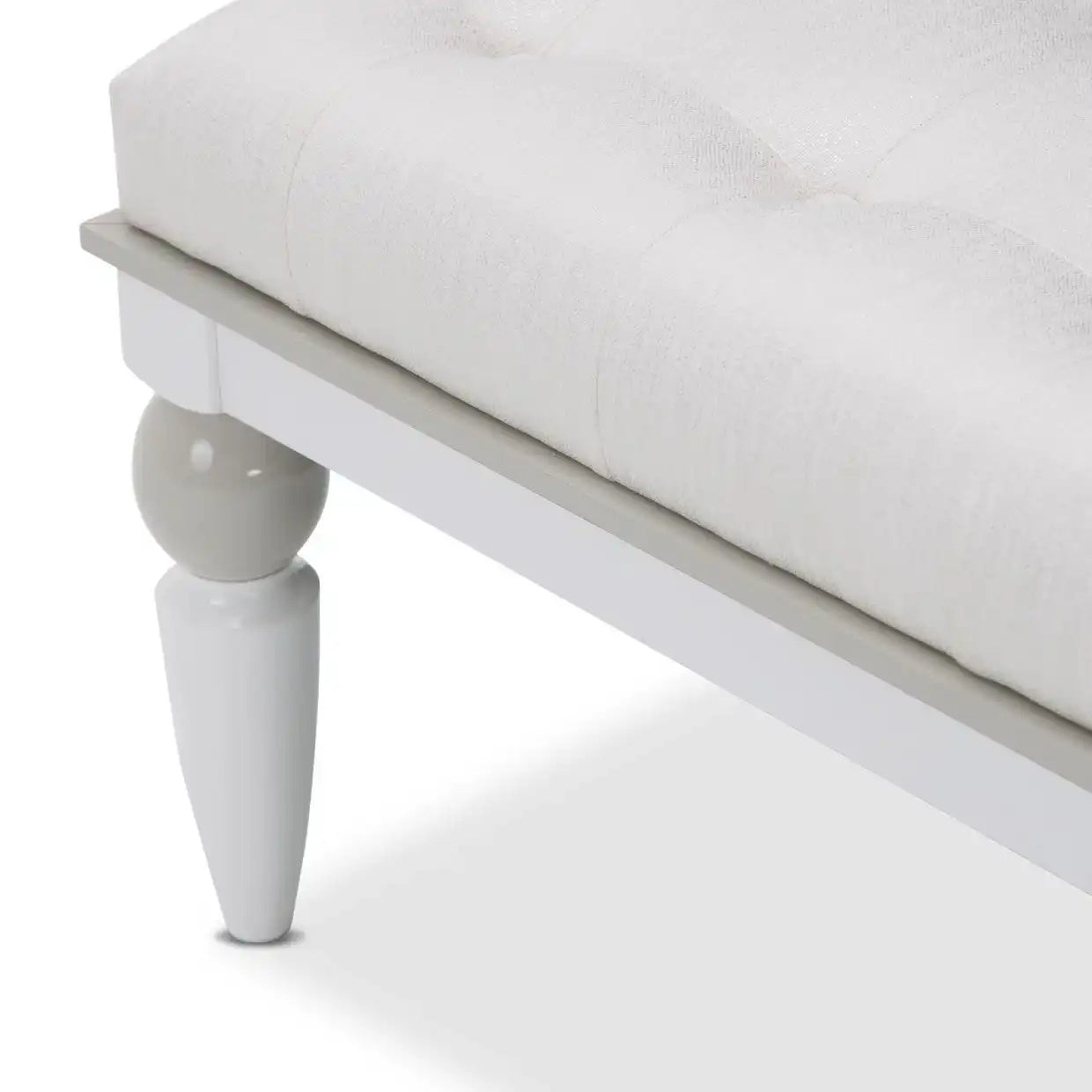 Sky Tower - Bedside Bench - Ice / Cloud White - Best Buy Furniture