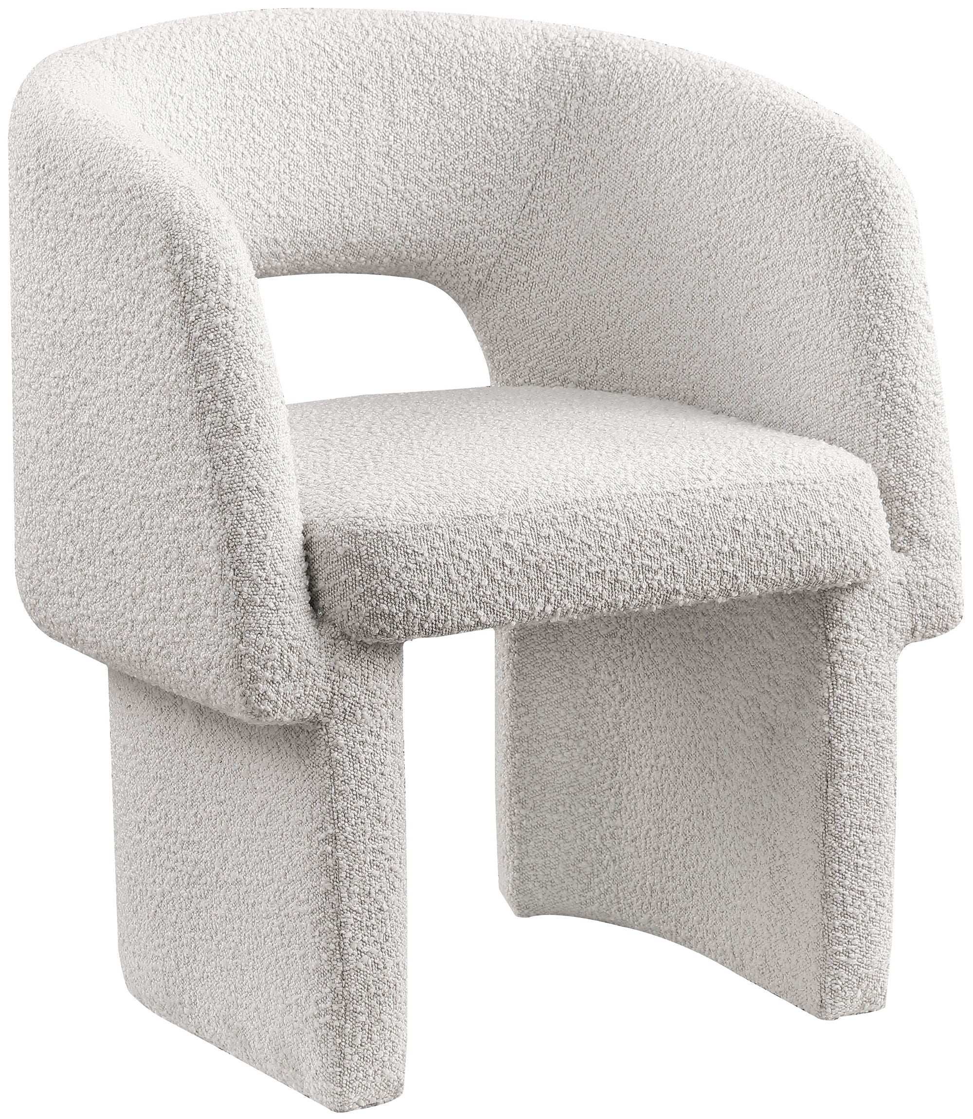 Emmet - Boucle Dining Chair / Accent Chair - Best Buy Furniture