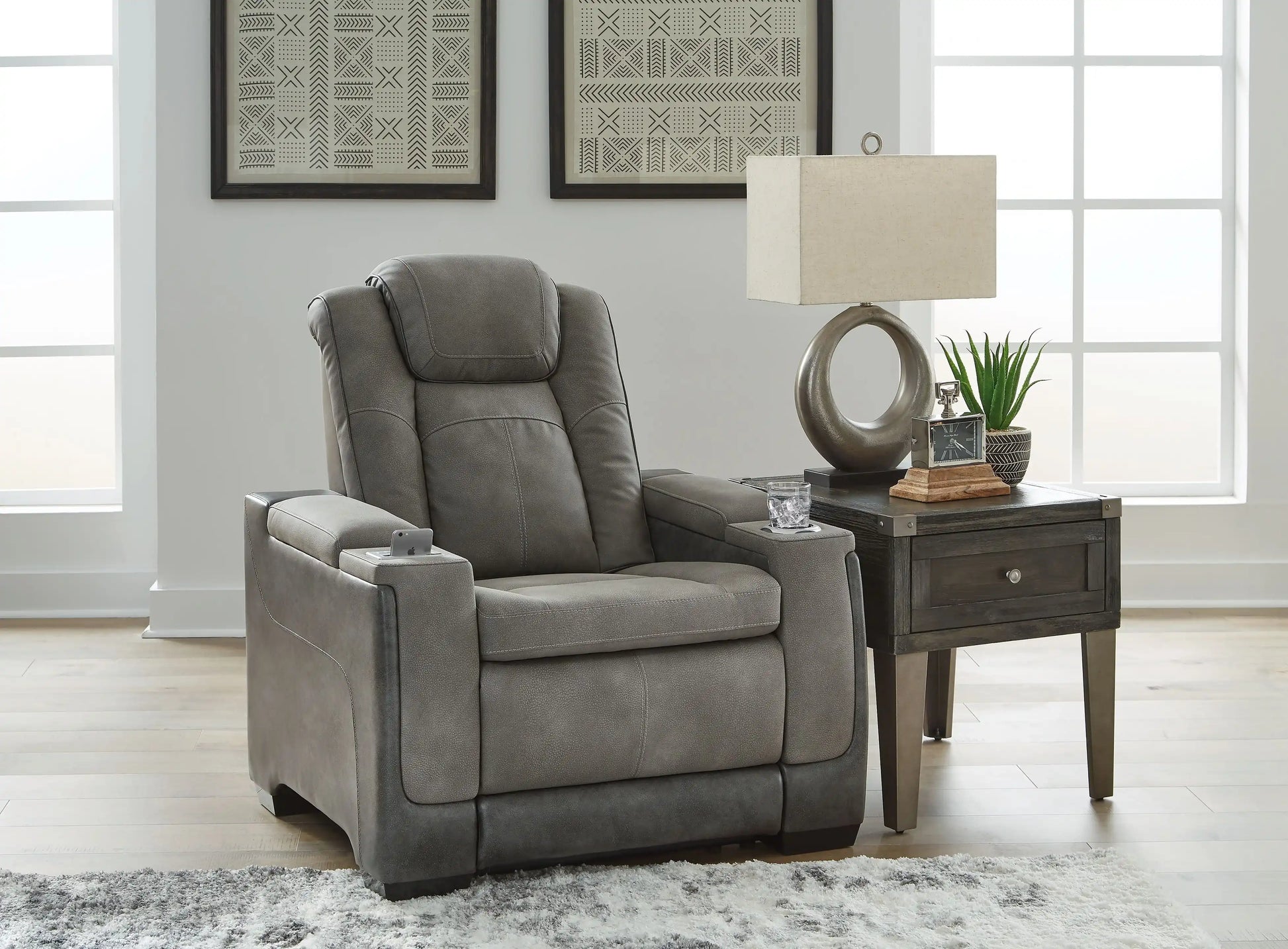 Next-gen Durapella - Pwr Recliner/Adj Headrest - Best Buy Furniture