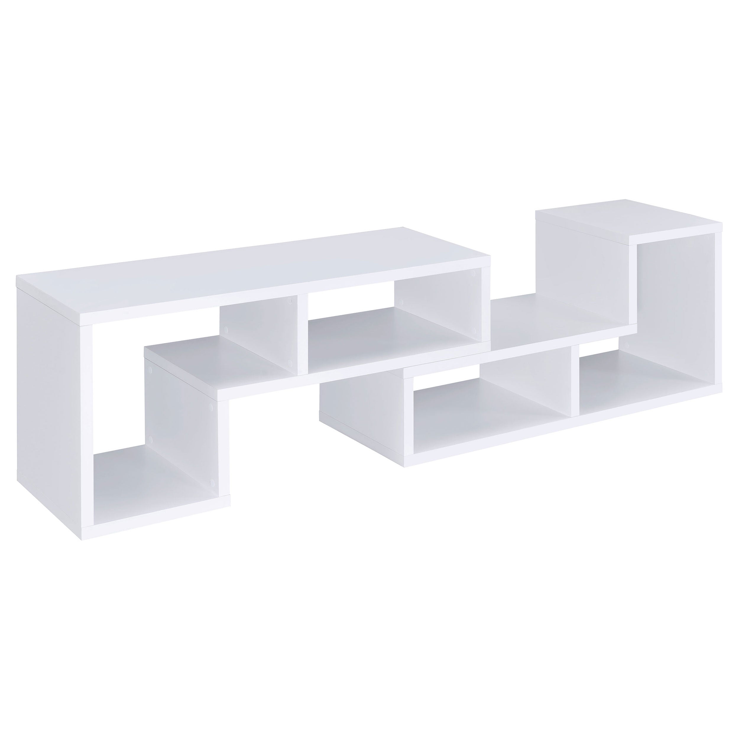 Velma Multipurpose TV Stand and Bookshelf White-CoasterEveryday