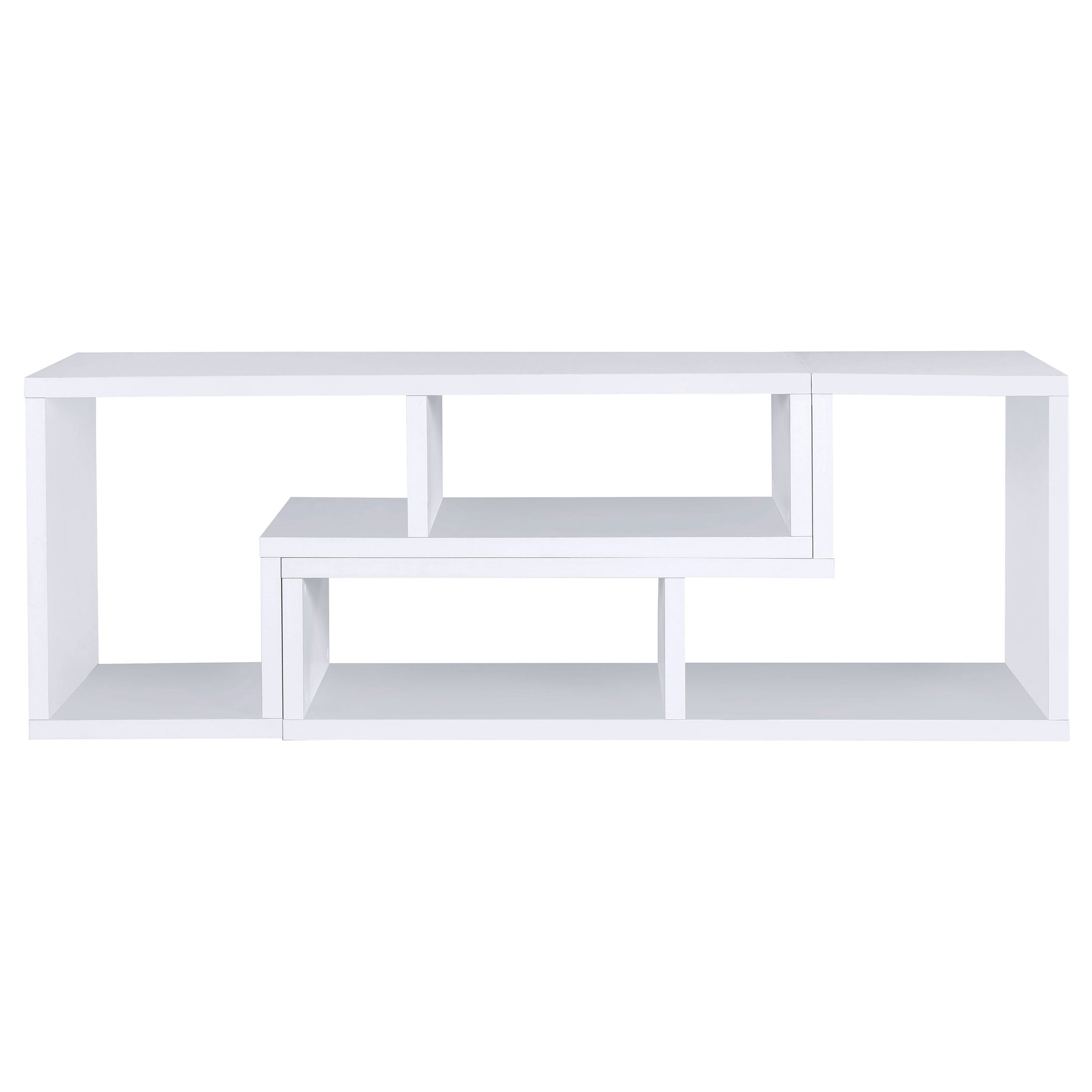 Velma Multipurpose TV Stand and Bookshelf White-CoasterEveryday