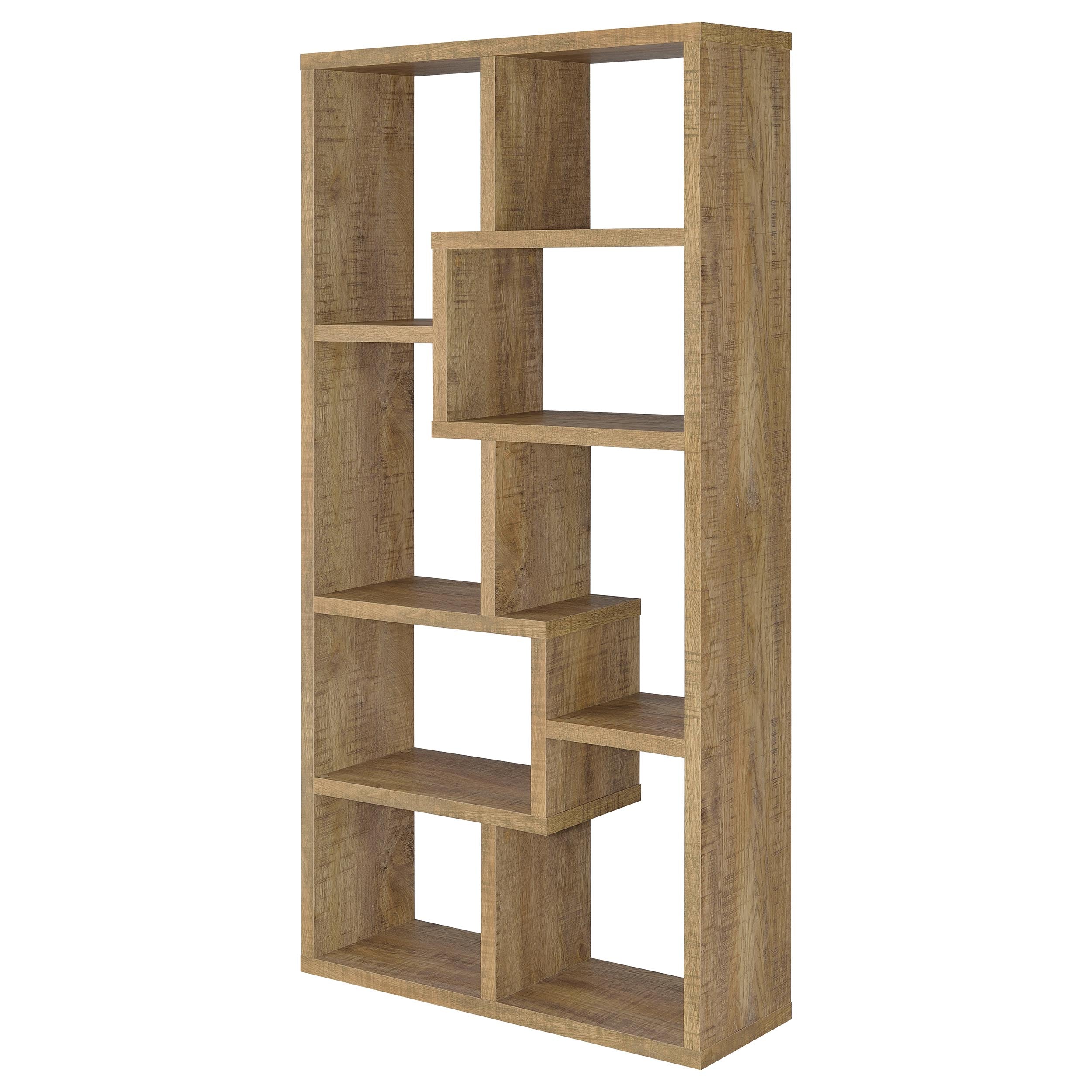 Theo 71-inch 6-shelf Bookshelf Mango-