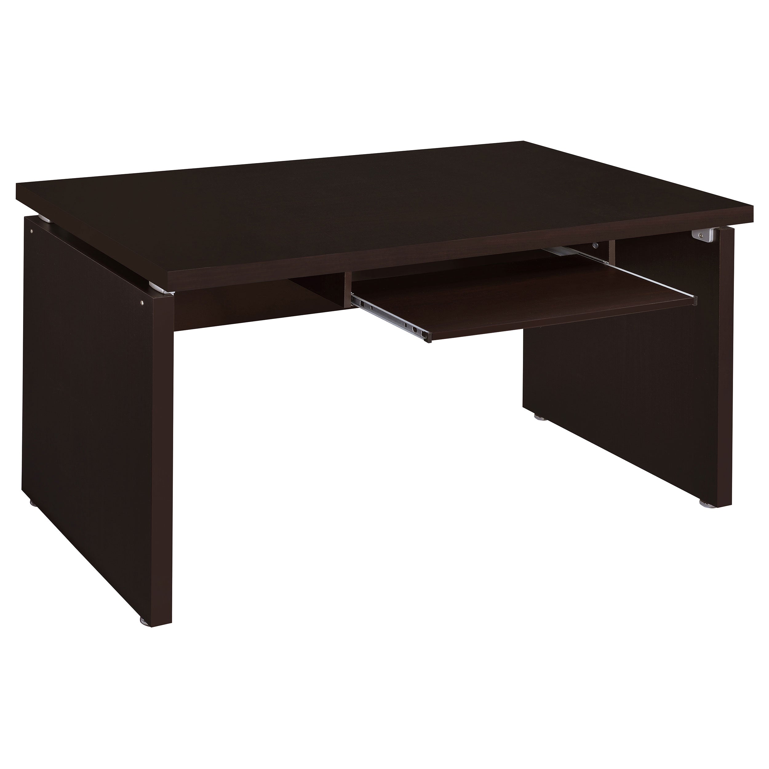 Skylar 83-inch L-Shaped Office Computer Desk Cappuccino-