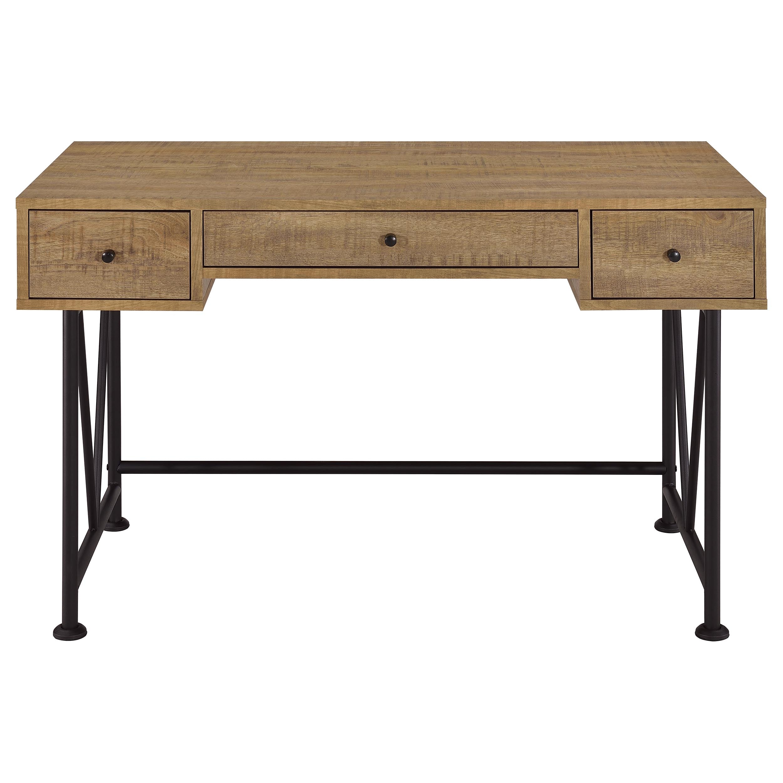 Analiese 47-inch 3-drawer Writing Desk Mango-