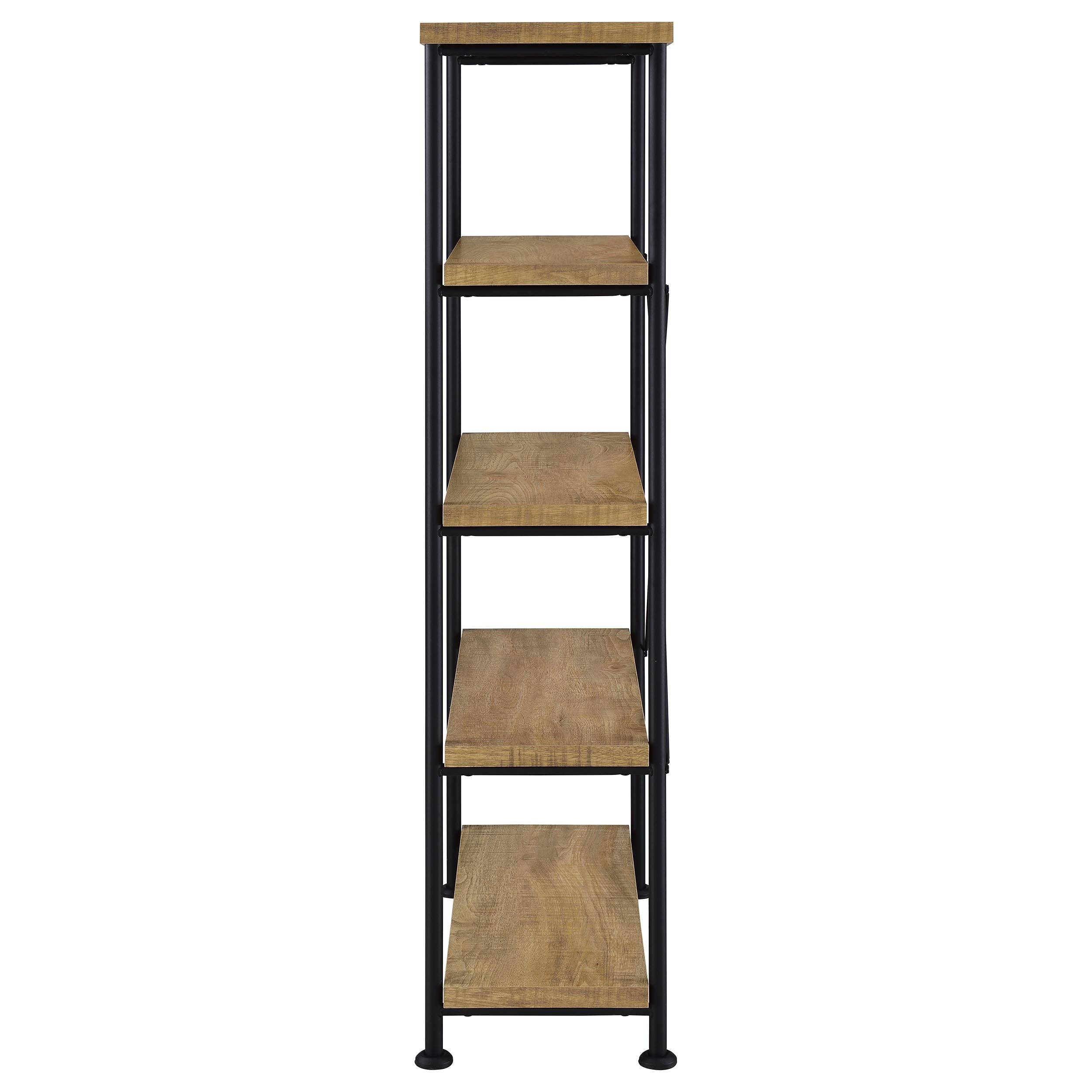Analiese 63-inch 4-shelf Bookshelf Mango-