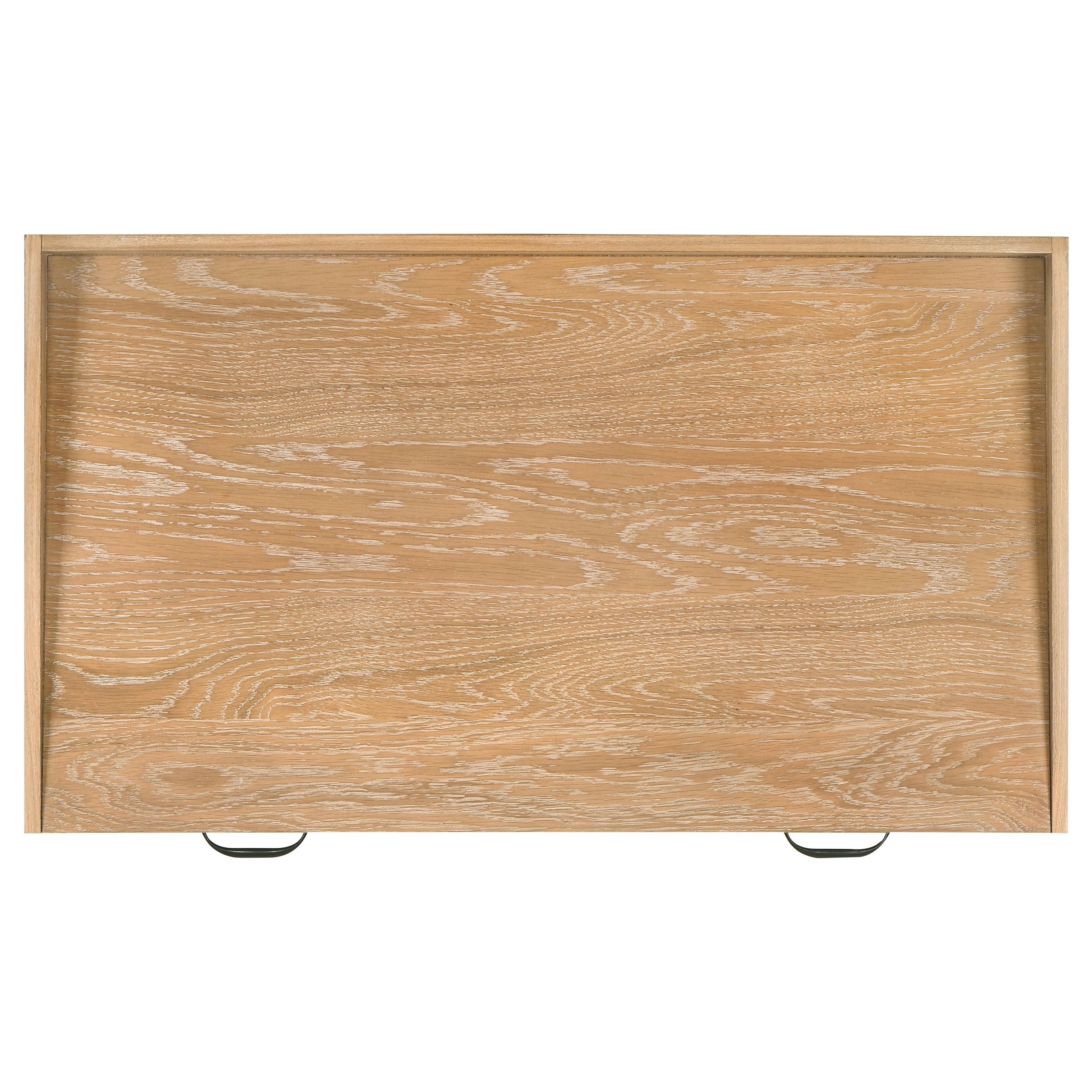 Fabian 38-inch Computer Desk with Keyboard Drawer Distressed Light Brown-