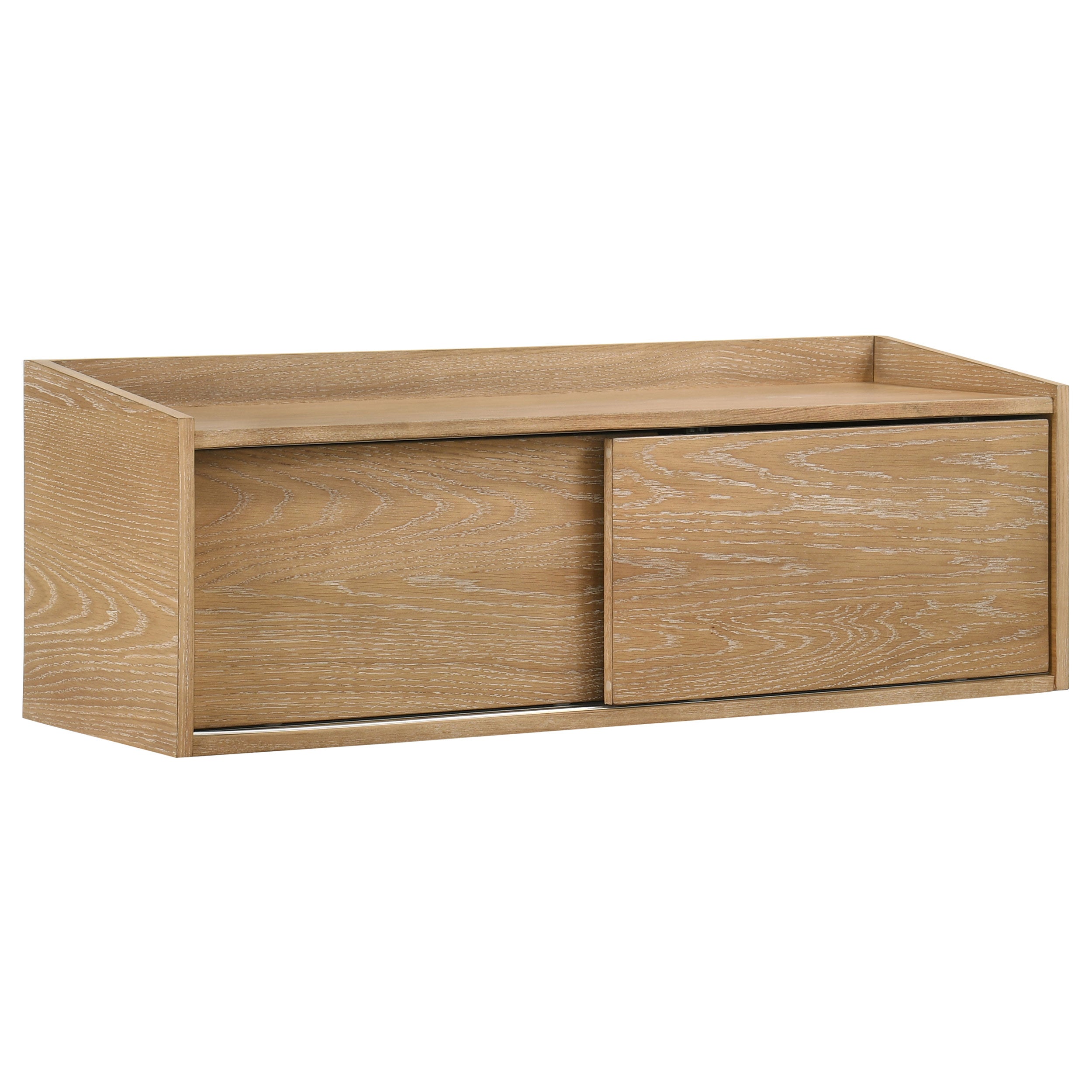 Fabian Bookshelf Bridge with Cubbies Distressed Light Brown-