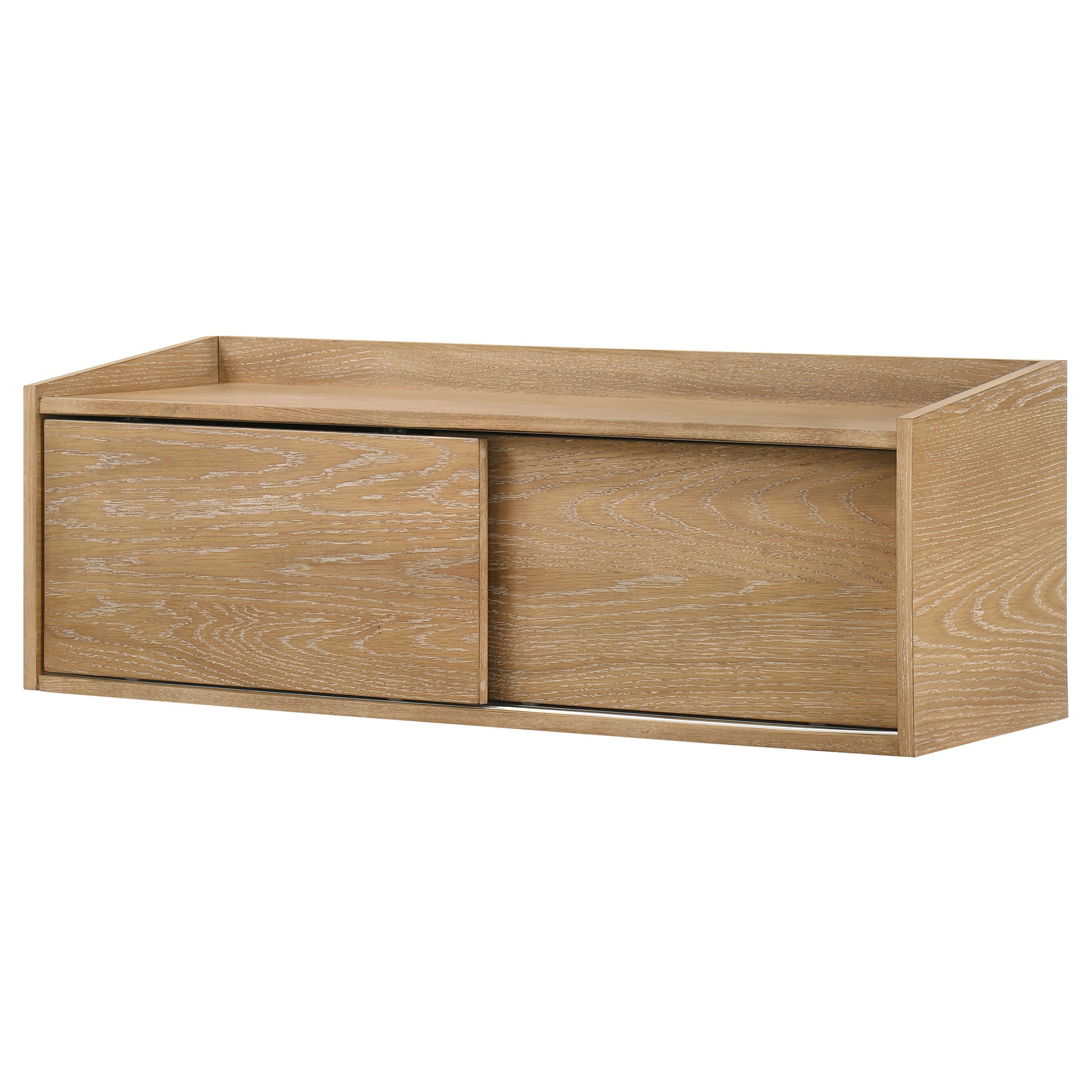 Fabian Bookshelf Bridge with Cubbies Distressed Light Brown-