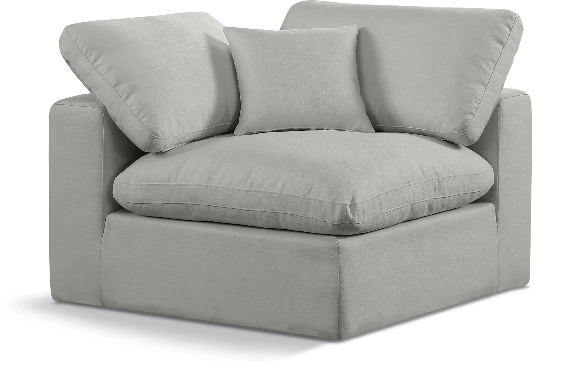 Comfy - Linen Corner Chair - Best Buy Furniture