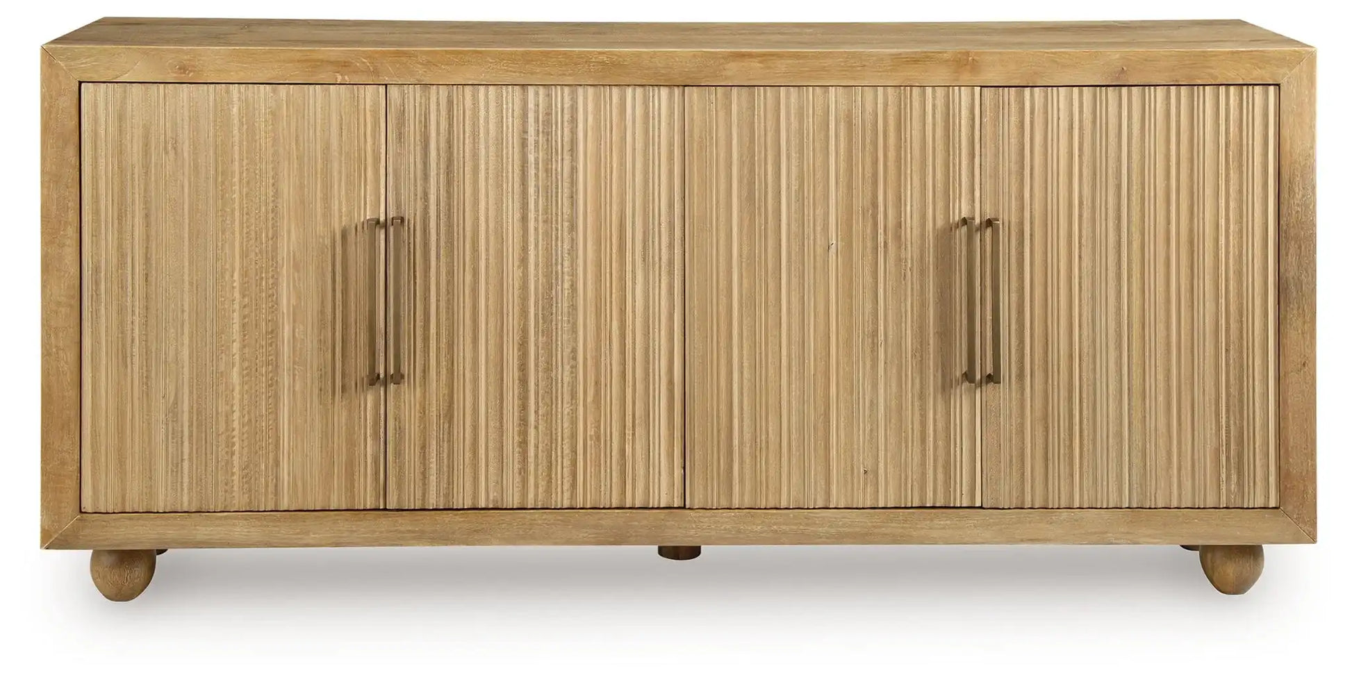 Niam - Accent Cabinet - Light Antique Beige - Best Buy Furniture
