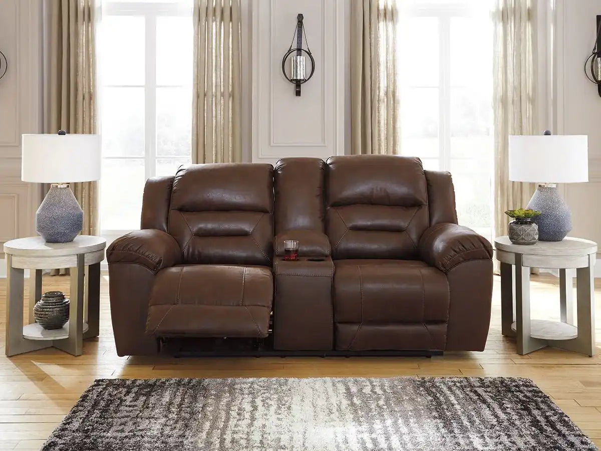 Stoneland - Reclining Loveseat - Best Buy Furniture