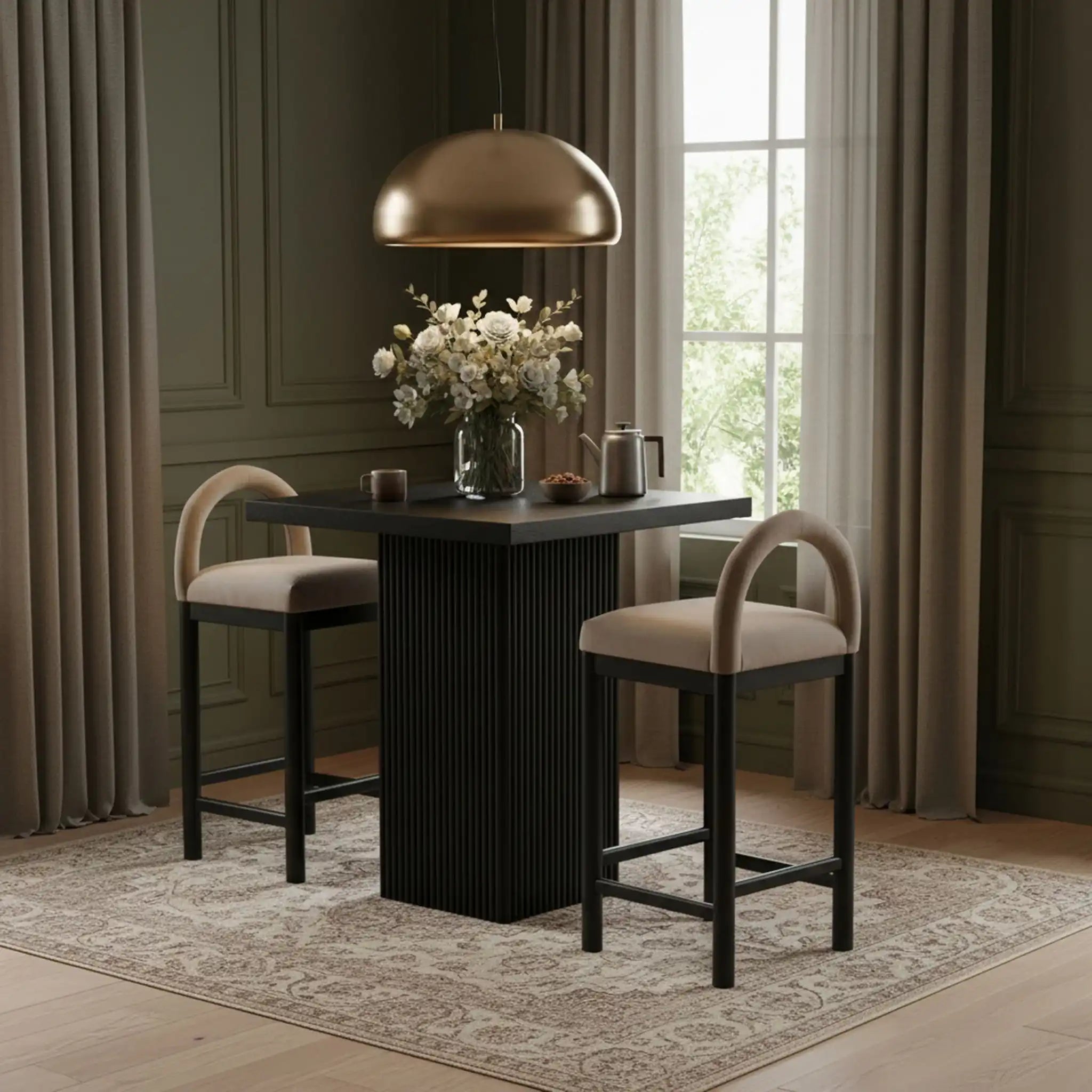 Belinda - Oak Veneer And Solid Wood Table