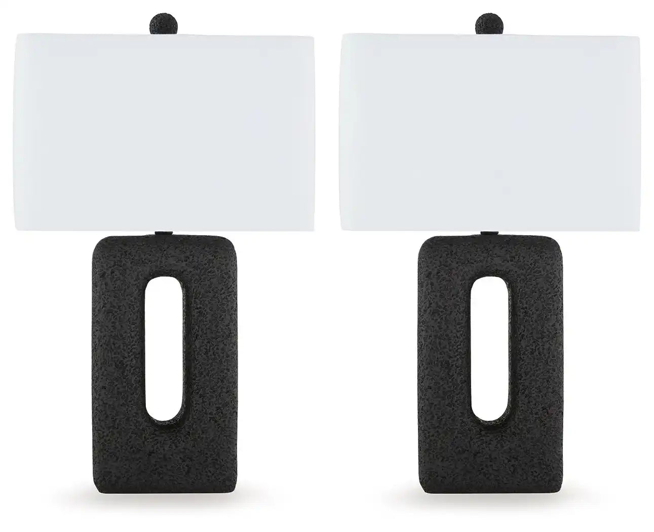 Wimmings - Poly Table Lamp (Set of 2) - Black - Best Buy Furniture