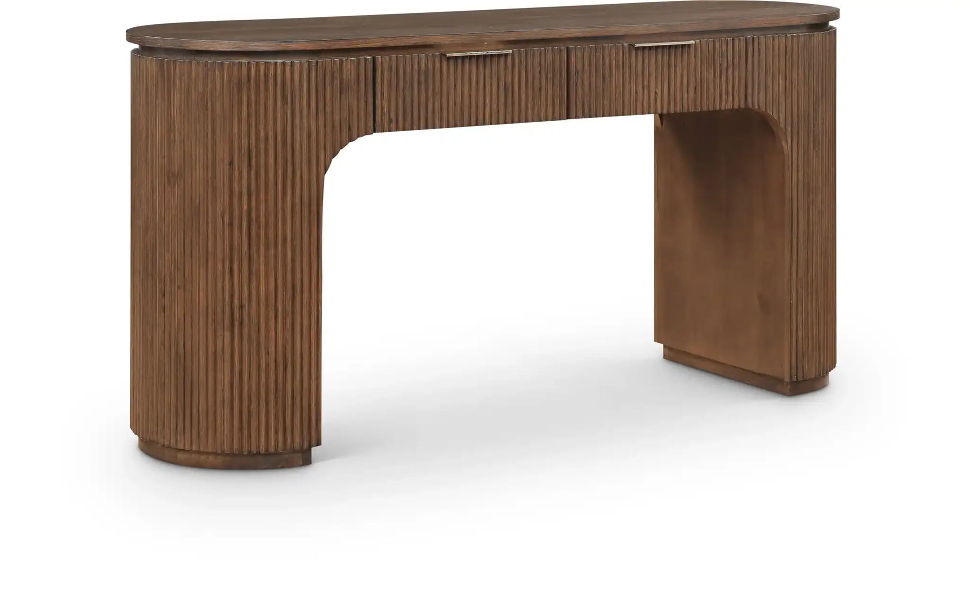 Astrid - Solid Wood And Oak Veneer Desk - Best Buy Furniture