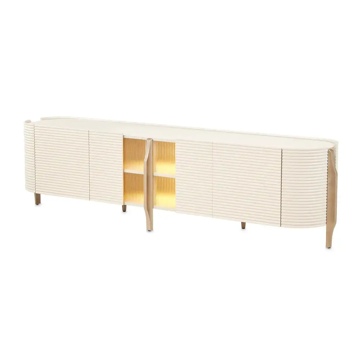 Mod Dream - Media Cabinet - Rich Champagne - Best Buy Furniture