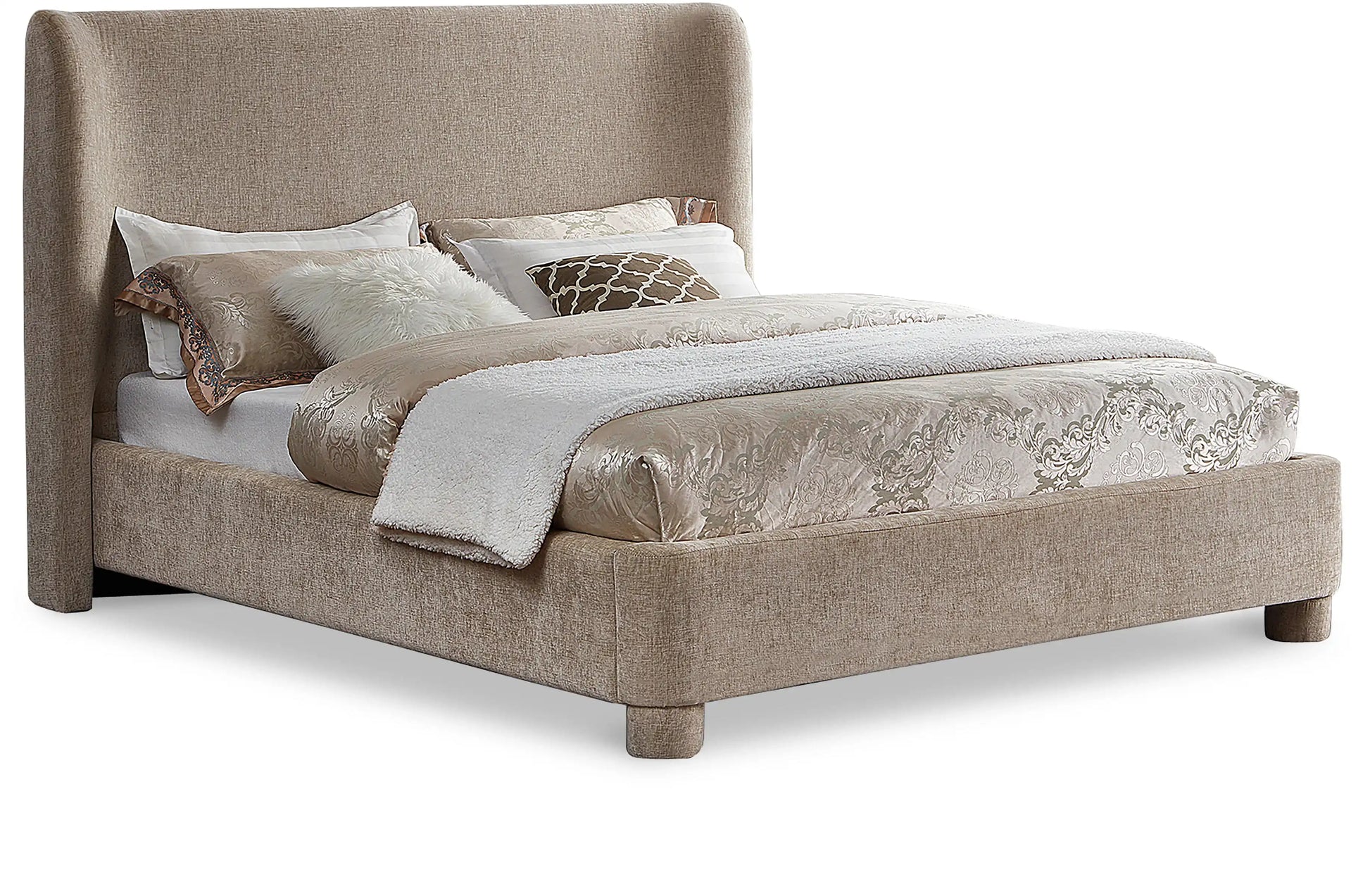 Penny - Chenille Fabric Bed - Best Buy Furniture