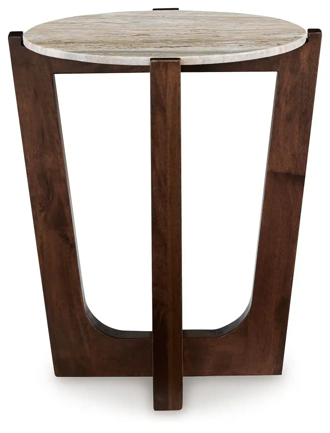 Tanidore - Round End Table - Warm Brown - Best Buy Furniture