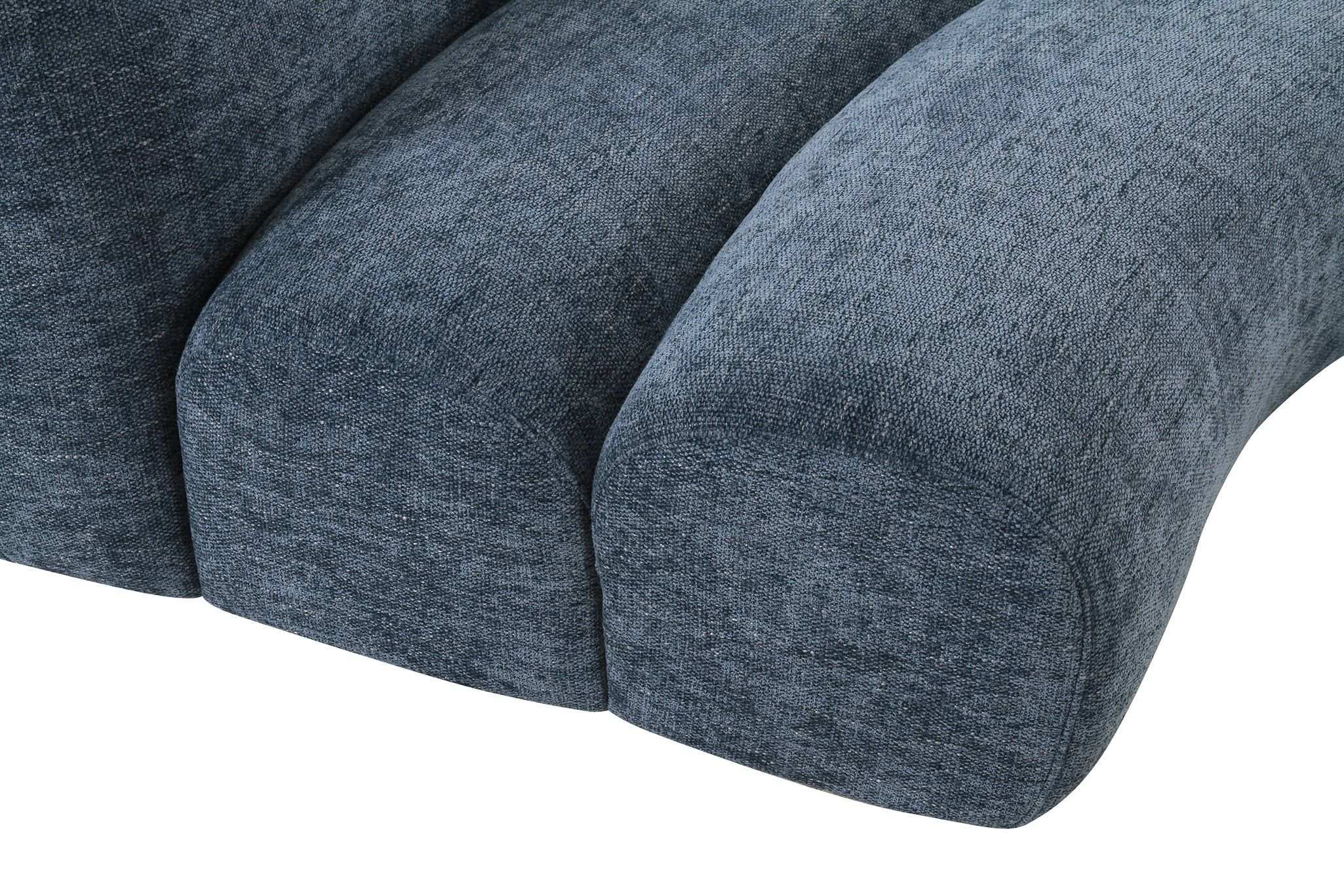 Divani Casa Forman – Modern Blue Fabric Modular Sectional Sofa - Best Buy Furniture