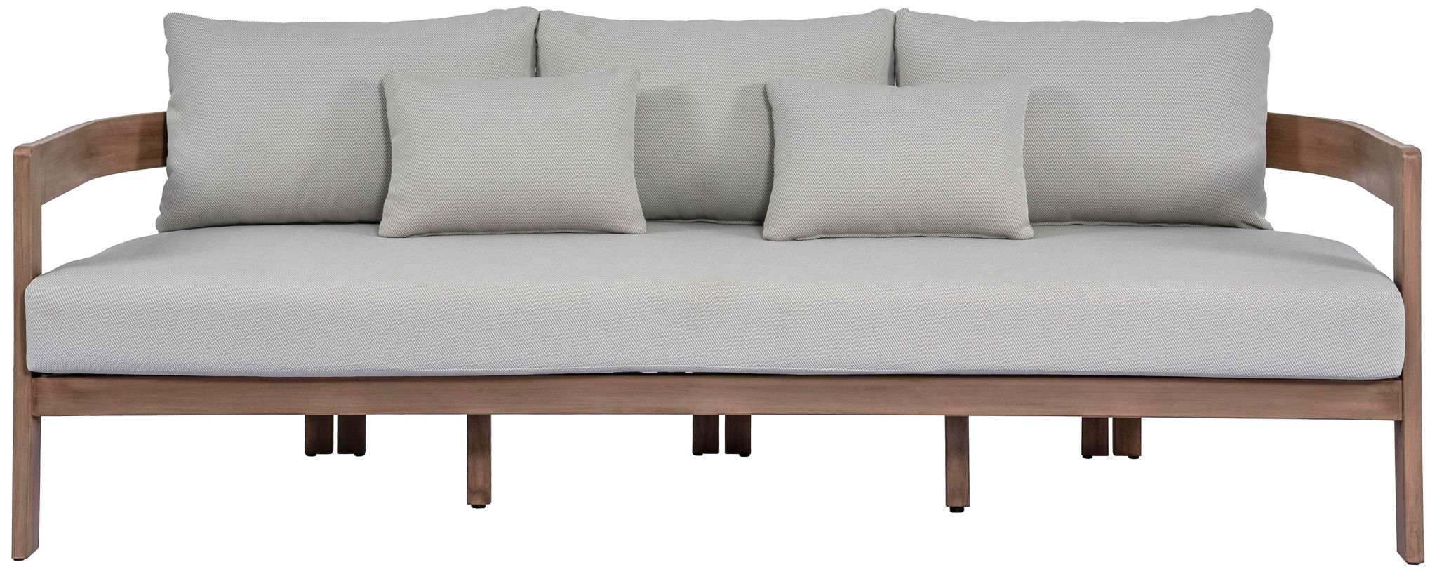 Newport - Water Resistant Fabric 86.75" Upholstered Outdoor Patio Sofa